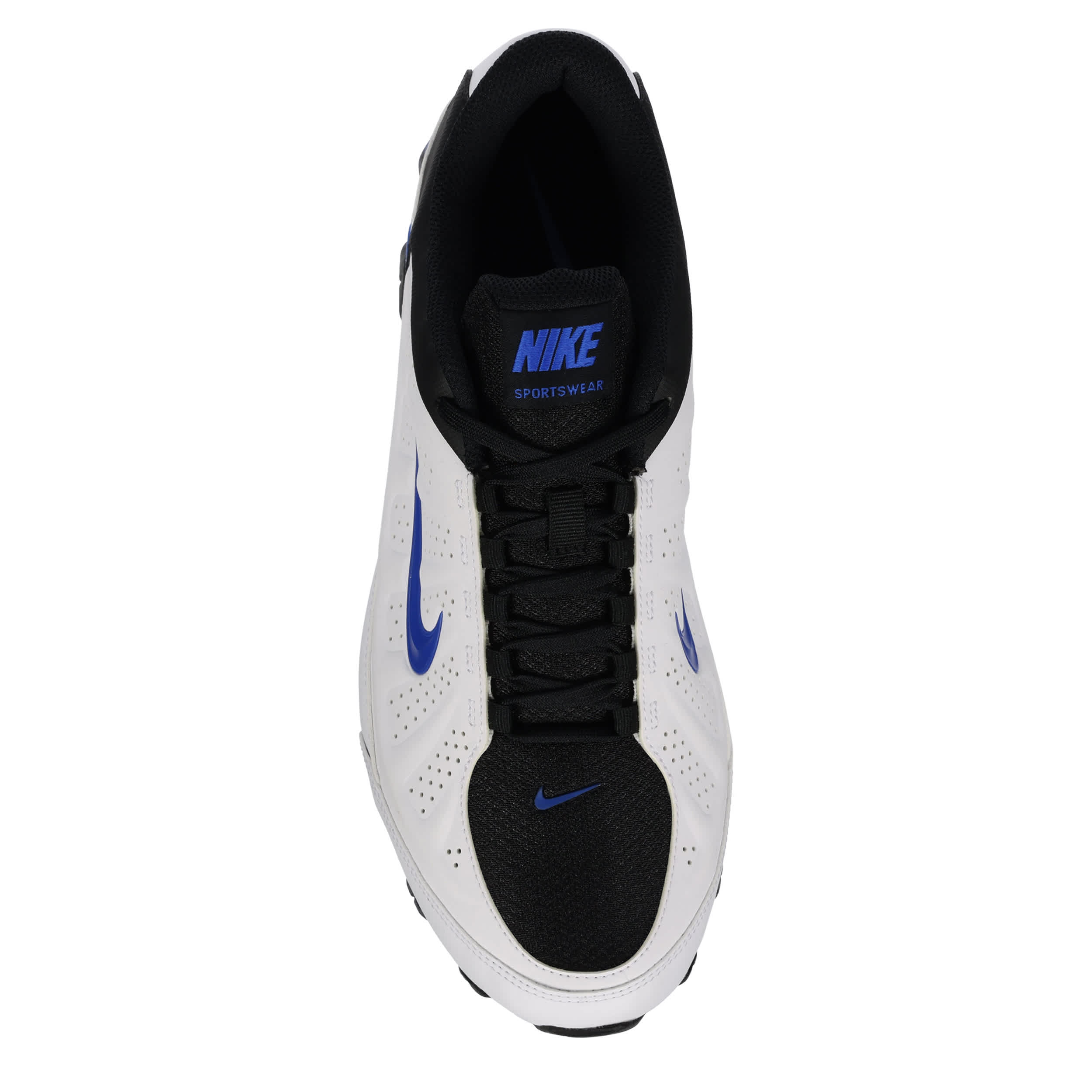 NIKE-MENS REAX 8 NSW SL SNEAKER-WHITE & BLUE