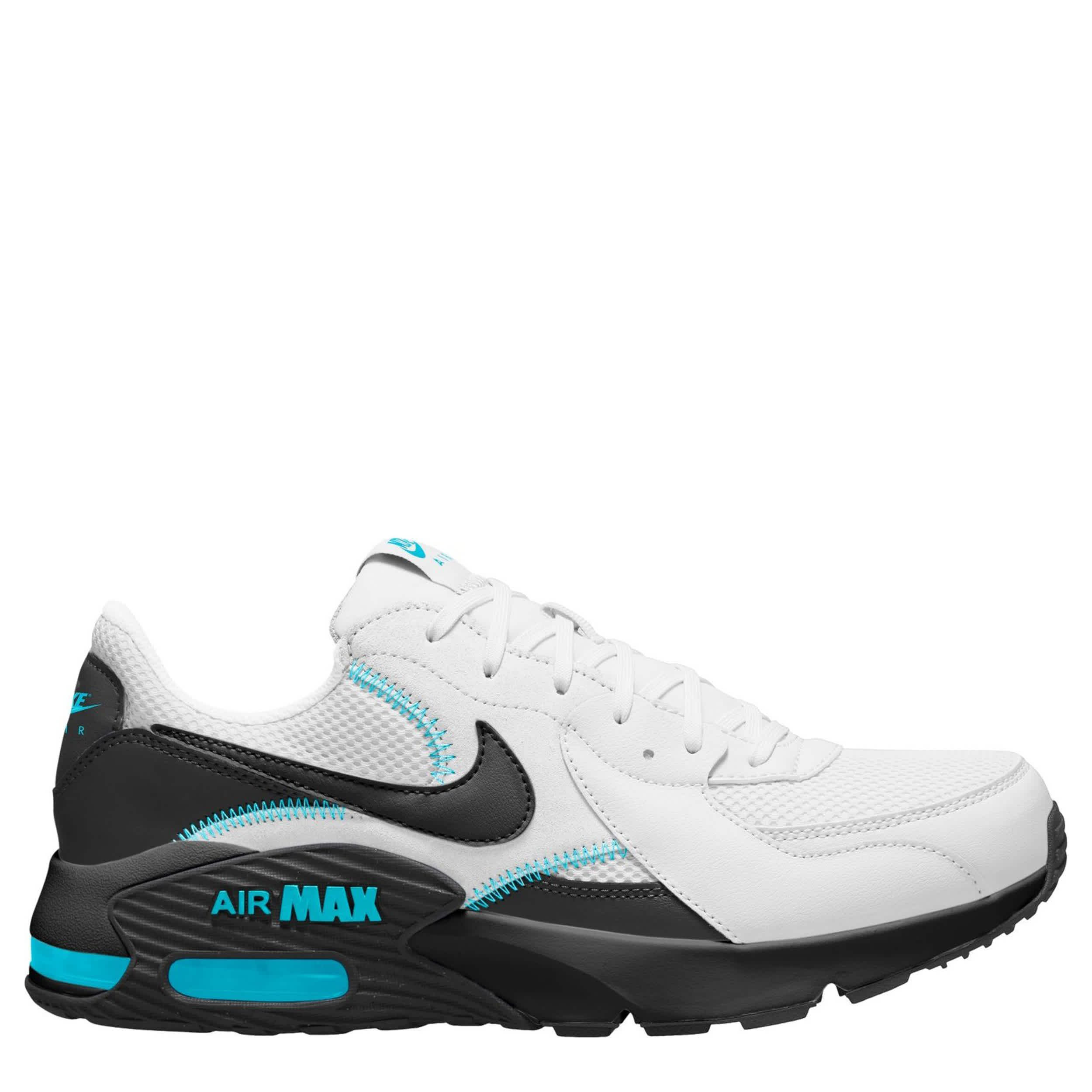 NIKE-MENS AIR MAX EXCEE SNEAKER-WHITE & BLUE