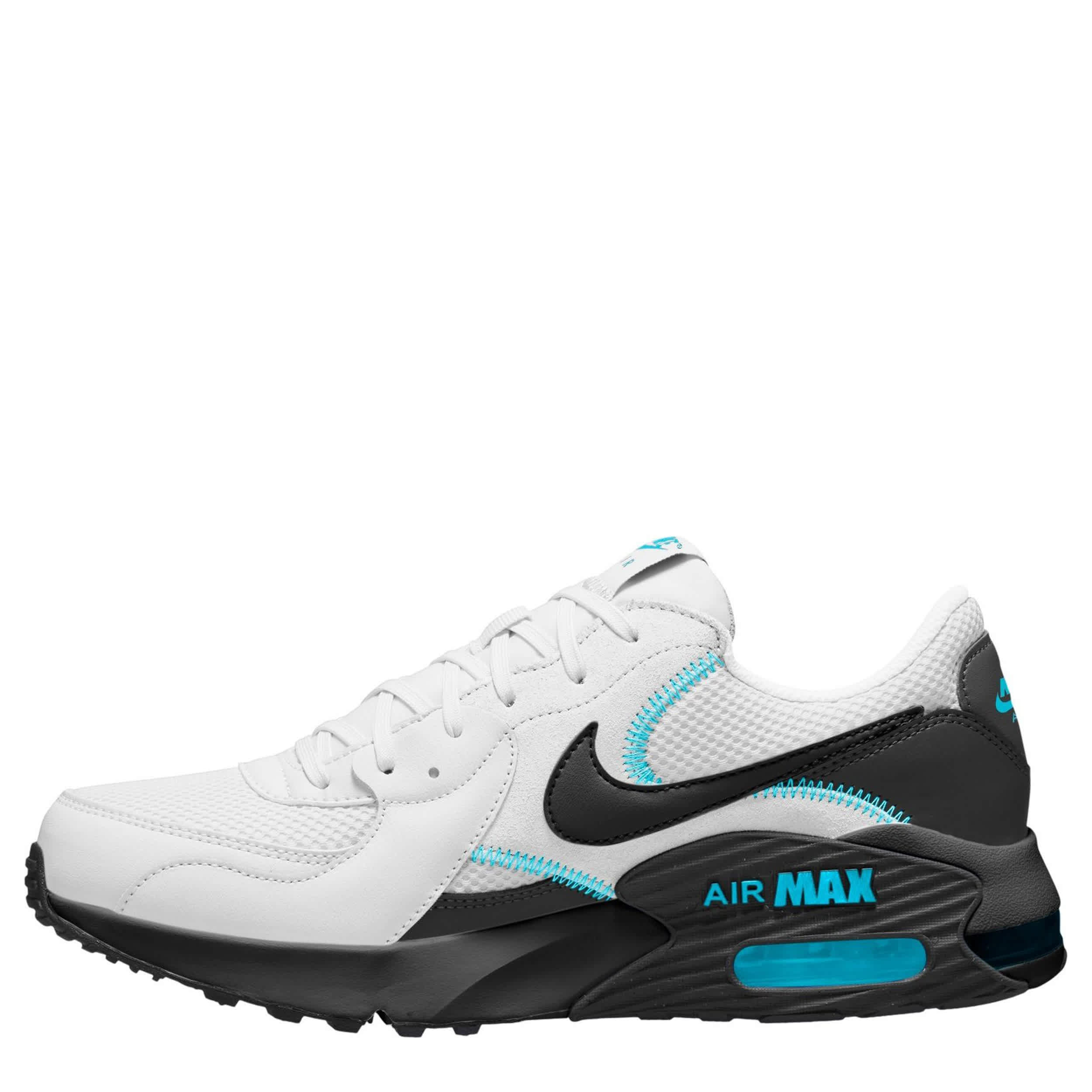 NIKE-MENS AIR MAX EXCEE SNEAKER-WHITE & BLUE