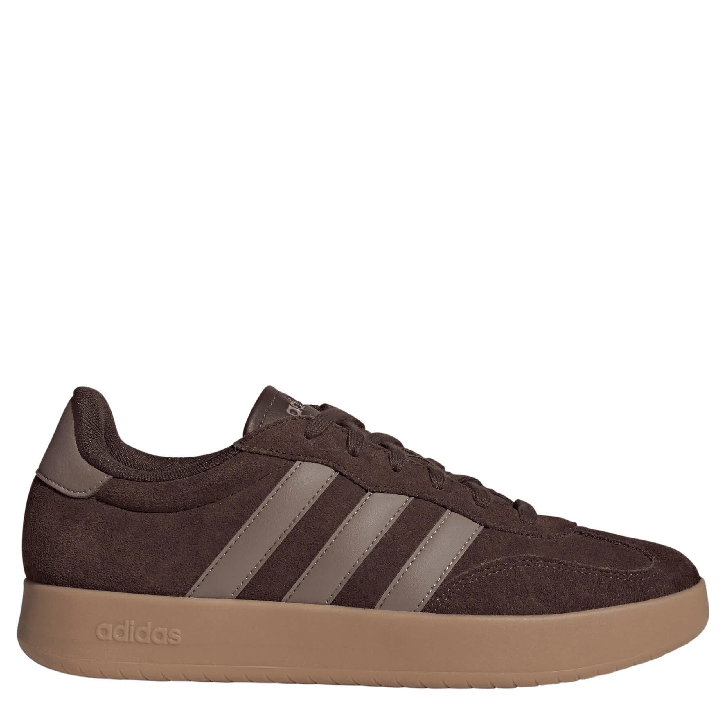 ADIDAS-MENS BARREDA SNEAKER-BROWN & GUM