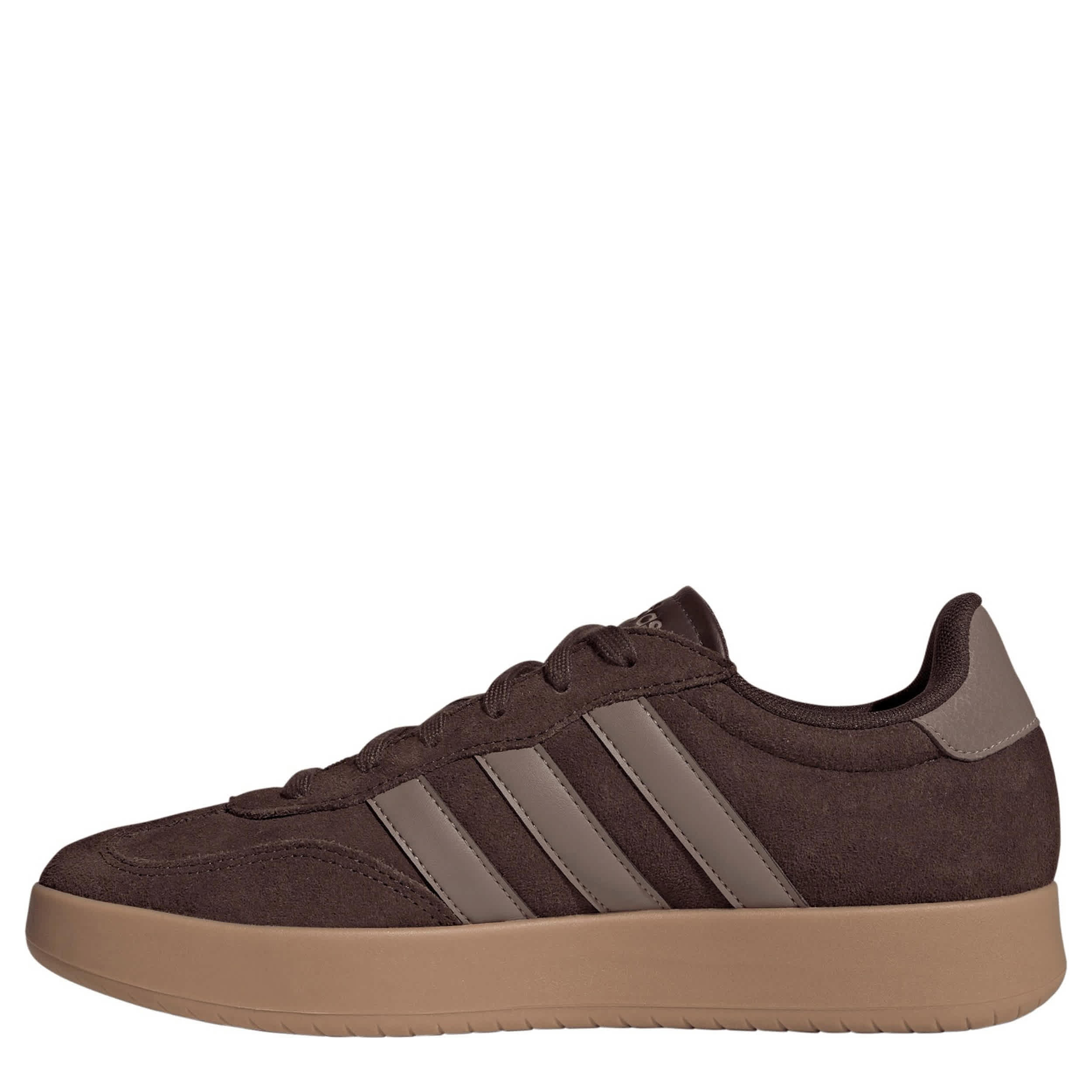 ADIDAS-MENS BARREDA SNEAKER-BROWN & GUM
