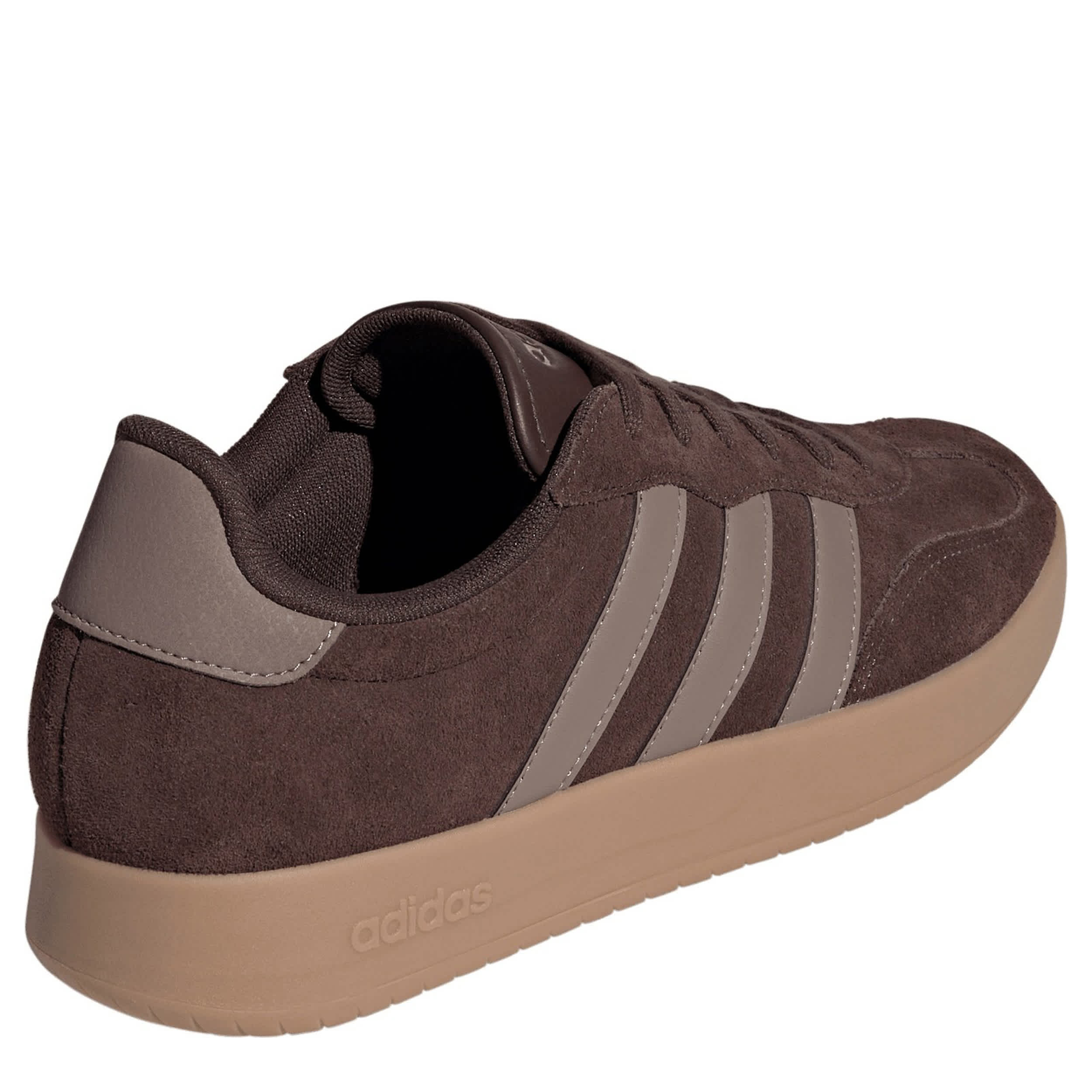 ADIDAS-MENS BARREDA SNEAKER-BROWN & GUM