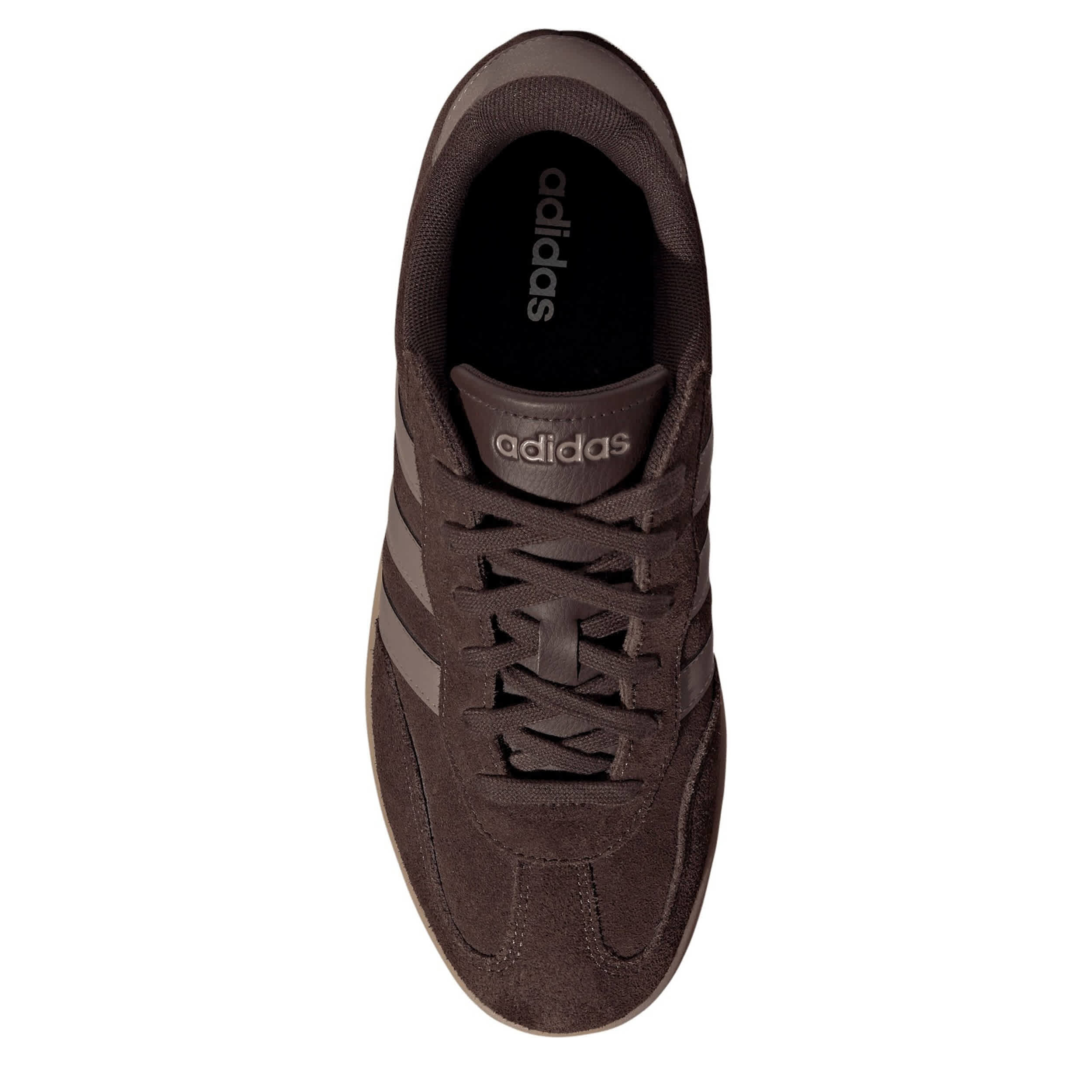 ADIDAS-MENS BARREDA SNEAKER-BROWN & GUM