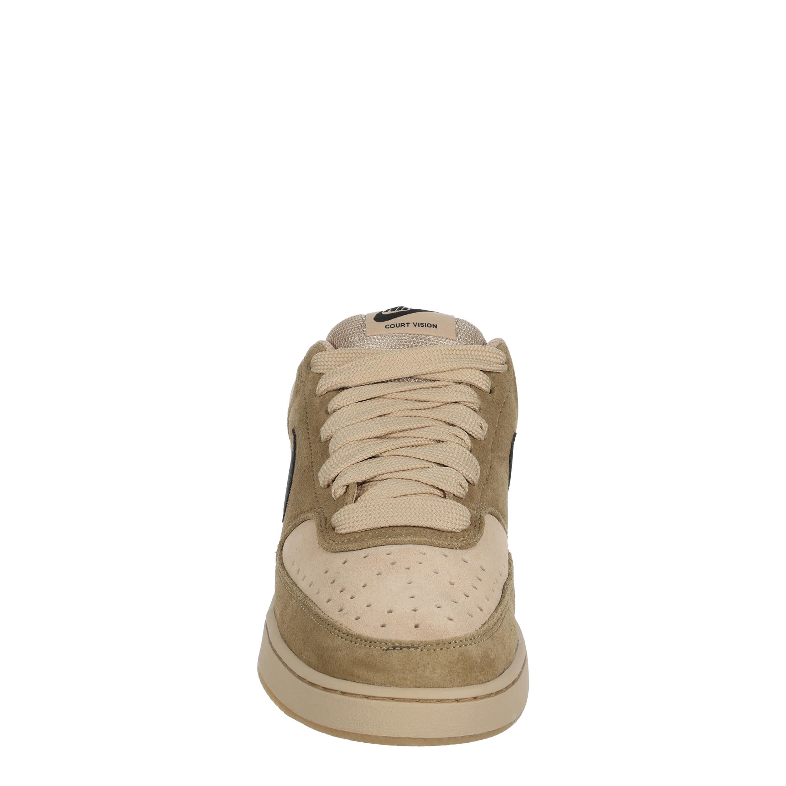 NIKE-MENS COURT VISION LOW NEXT FL SNEAKER-NATURAL & BLACK