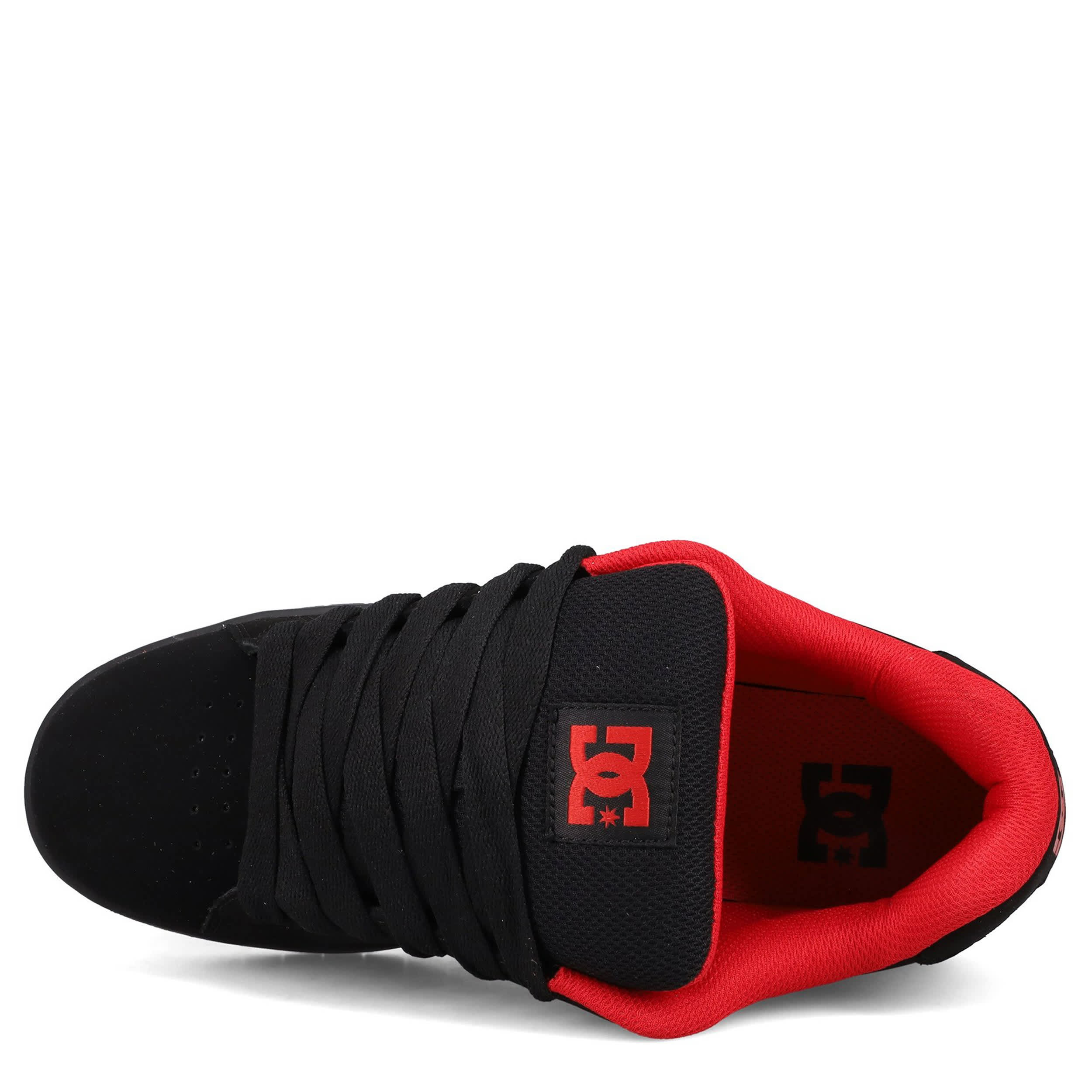 DC SHOES-MENS GAVELER 2.0 SNEAKER-BLACK & RED