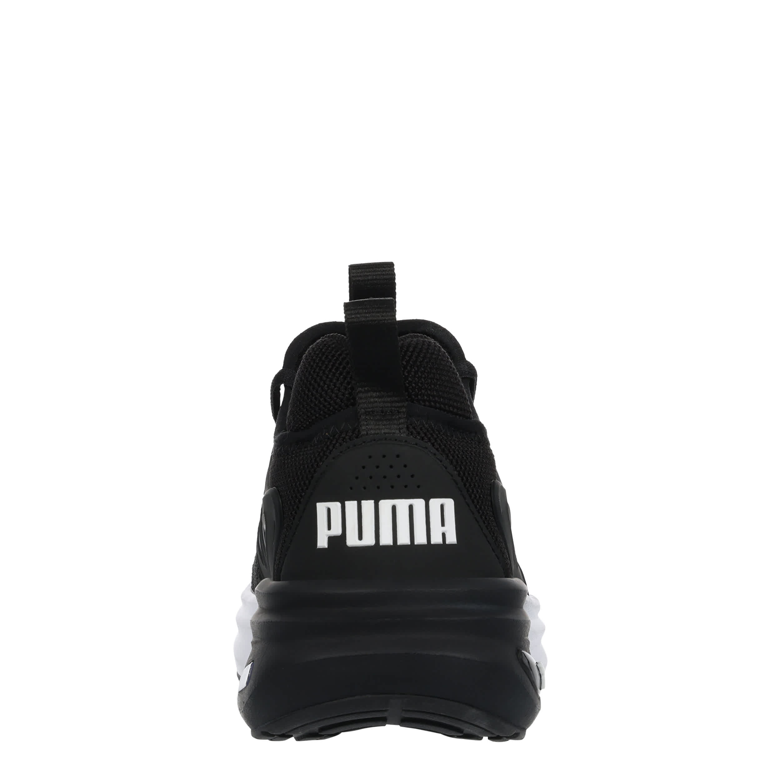 PUMA-MENS ENZO 6 STREET SNEAKER-BLACK & WHITE
