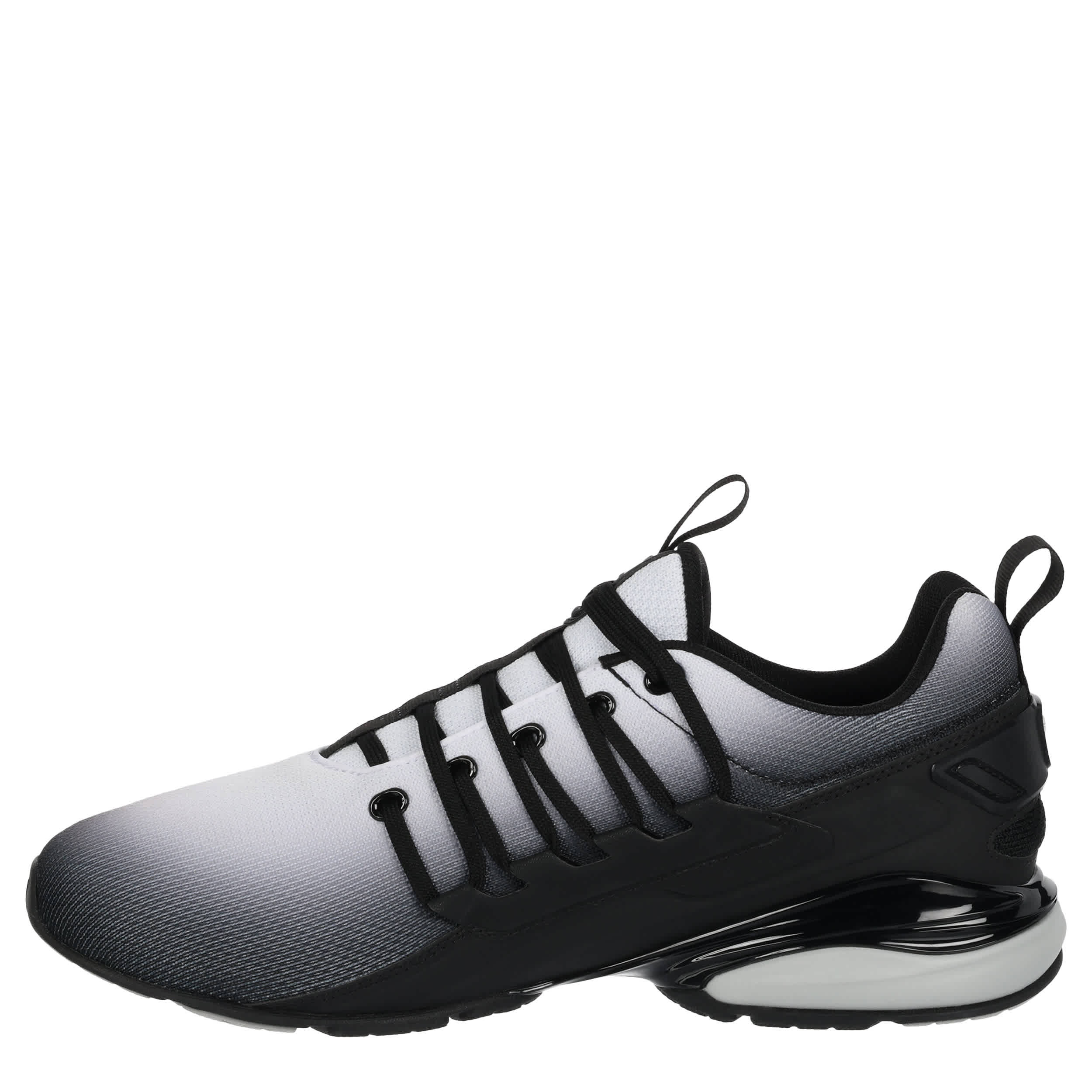 PUMA-MENS AXELION 2 SNEAKER-BLACK & WHITE