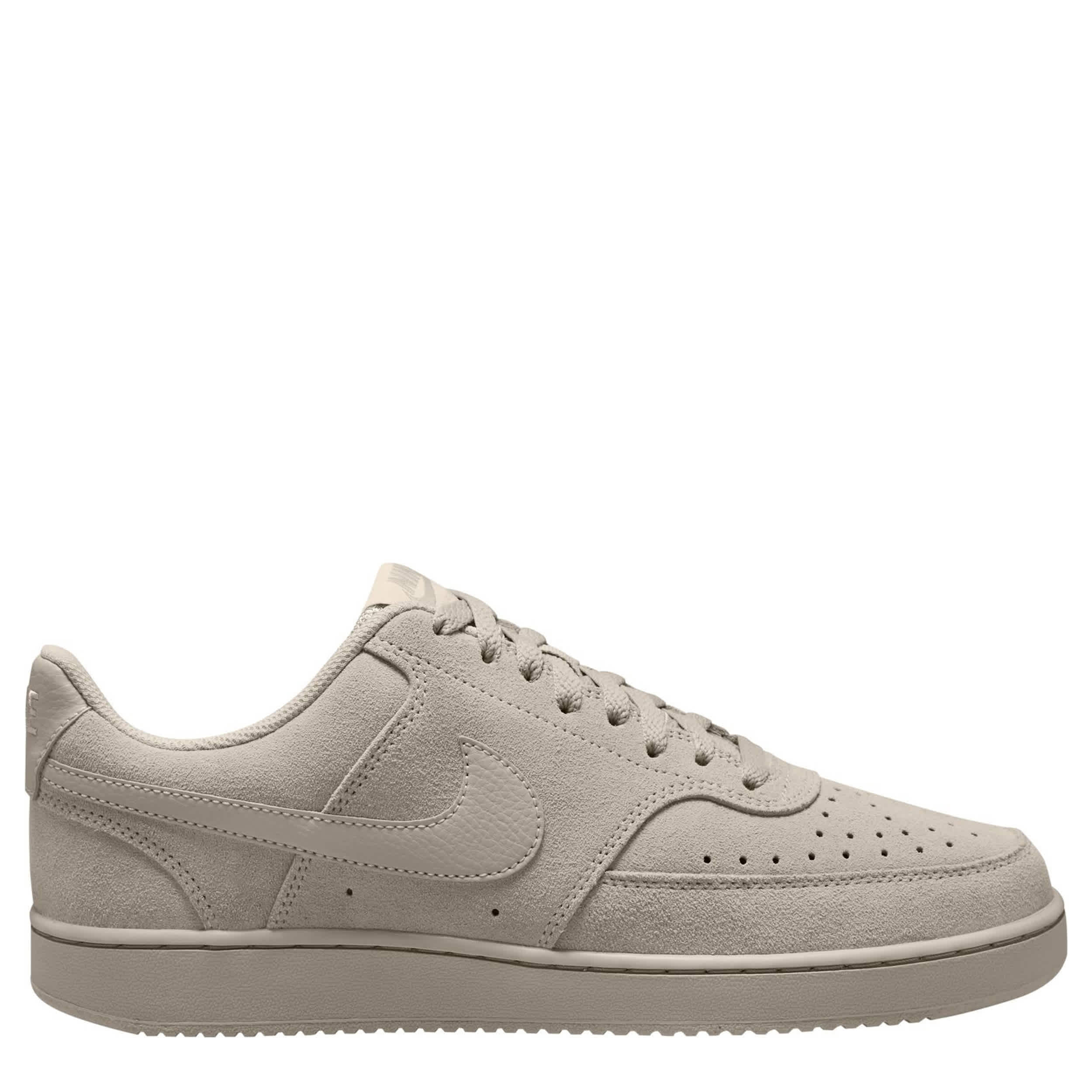NIKE-MENS COURT VISION LOW SNEAKER-GREY & GREY