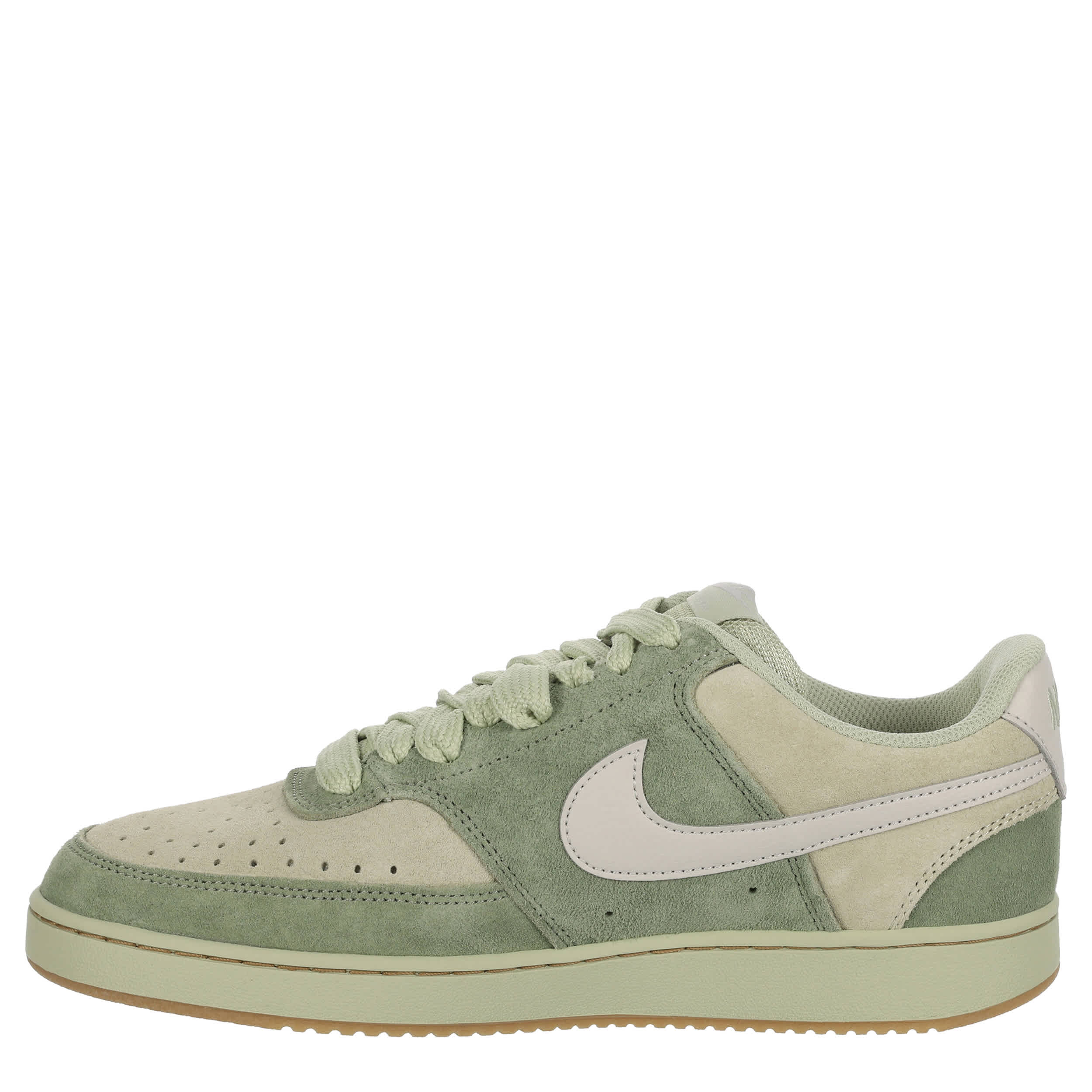 NIKE-MENS COURT VISION FL SNEAKER-OLIVE & BONE