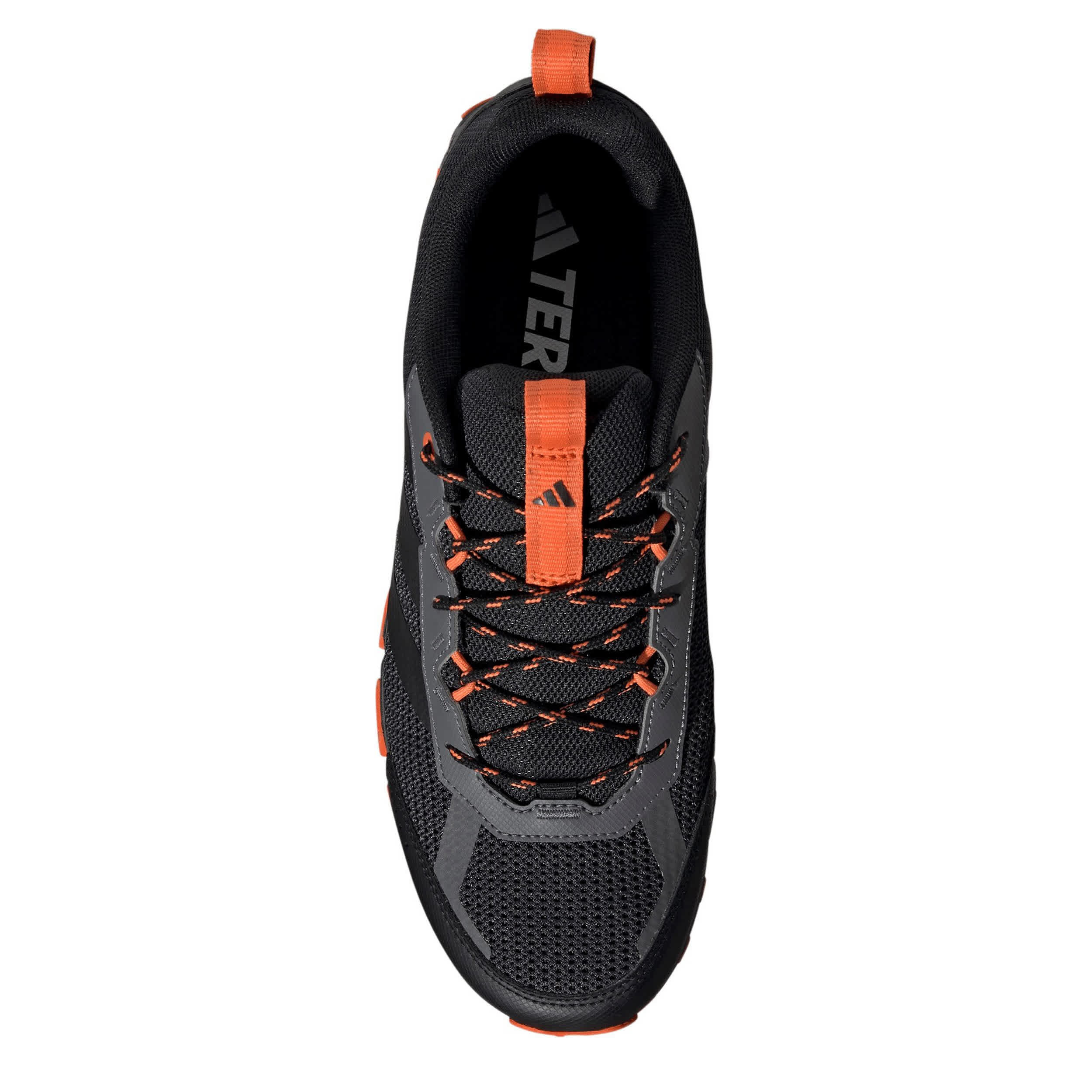 ADIDAS-MENS TERREX ROCKADIA TRAIL RUNNING SHOE-GREY & ORANGE