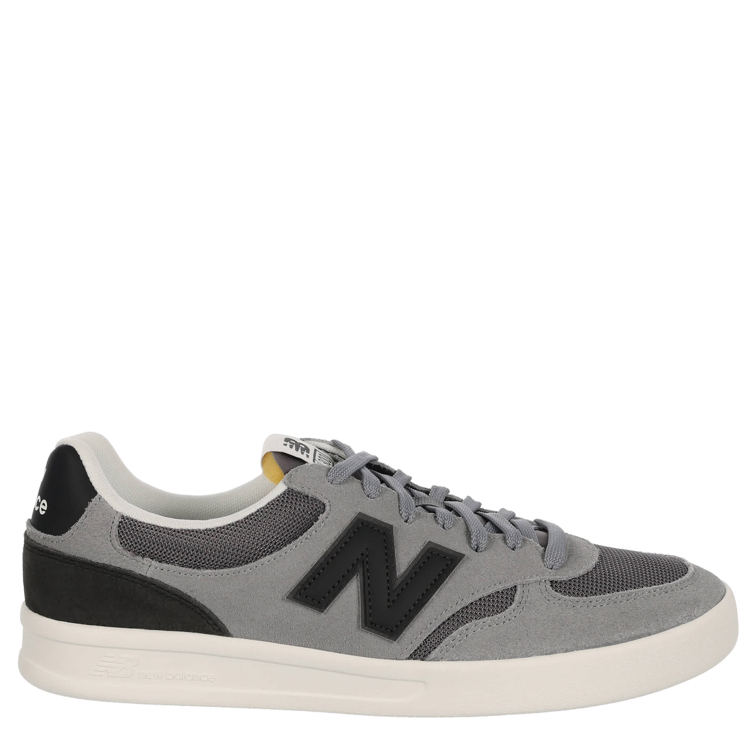 NEW BALANCE-MENS CT300 V3 COURT SNEAKER-GREY & BLACK