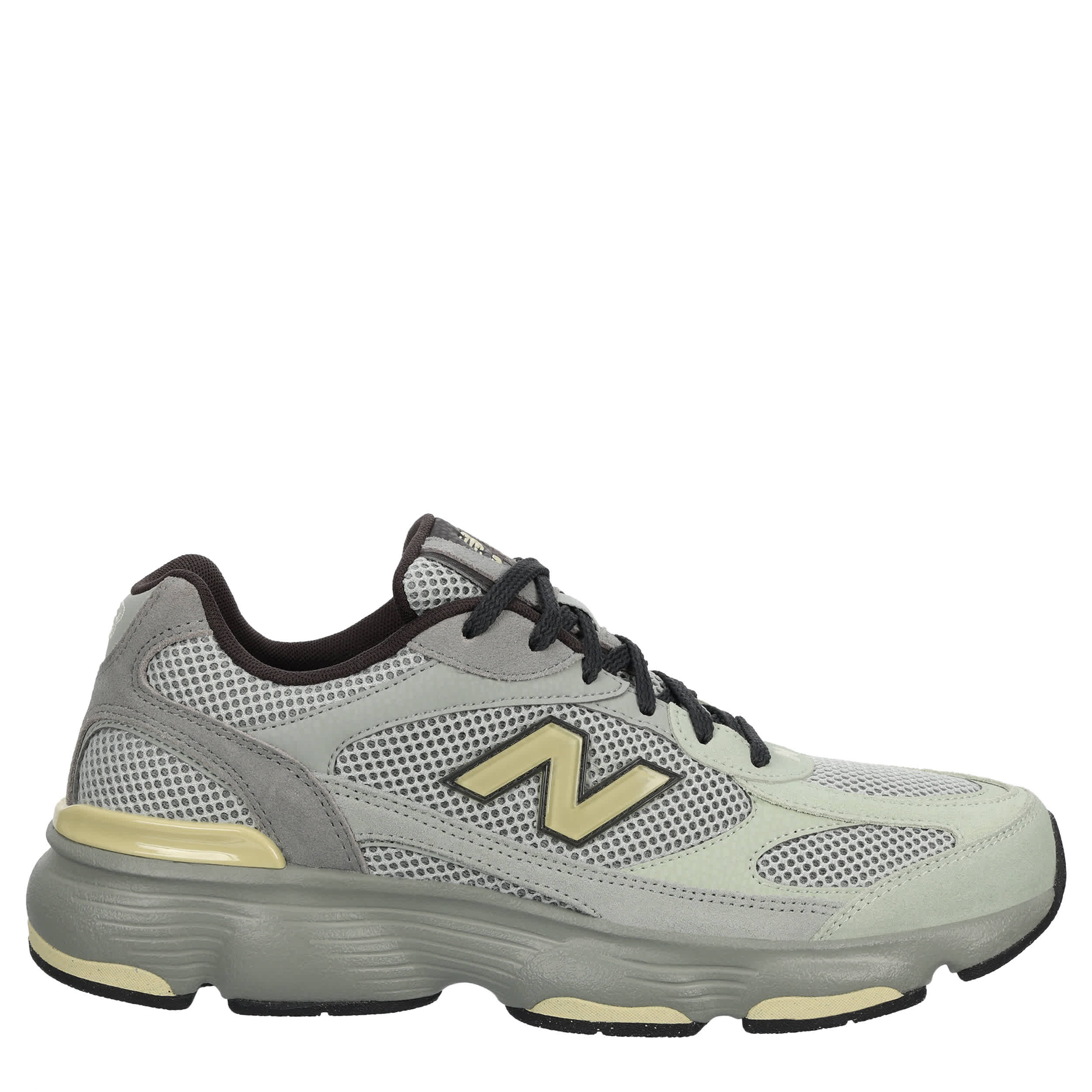 NEW BALANCE-MENS 603 SNEAKER-GREY & GREEN