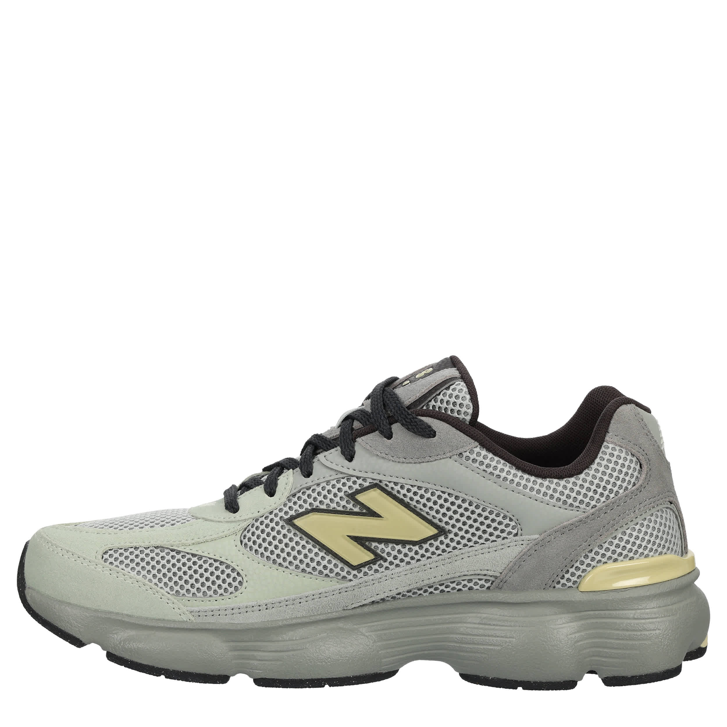 NEW BALANCE-MENS 603 SNEAKER-GREY & GREEN