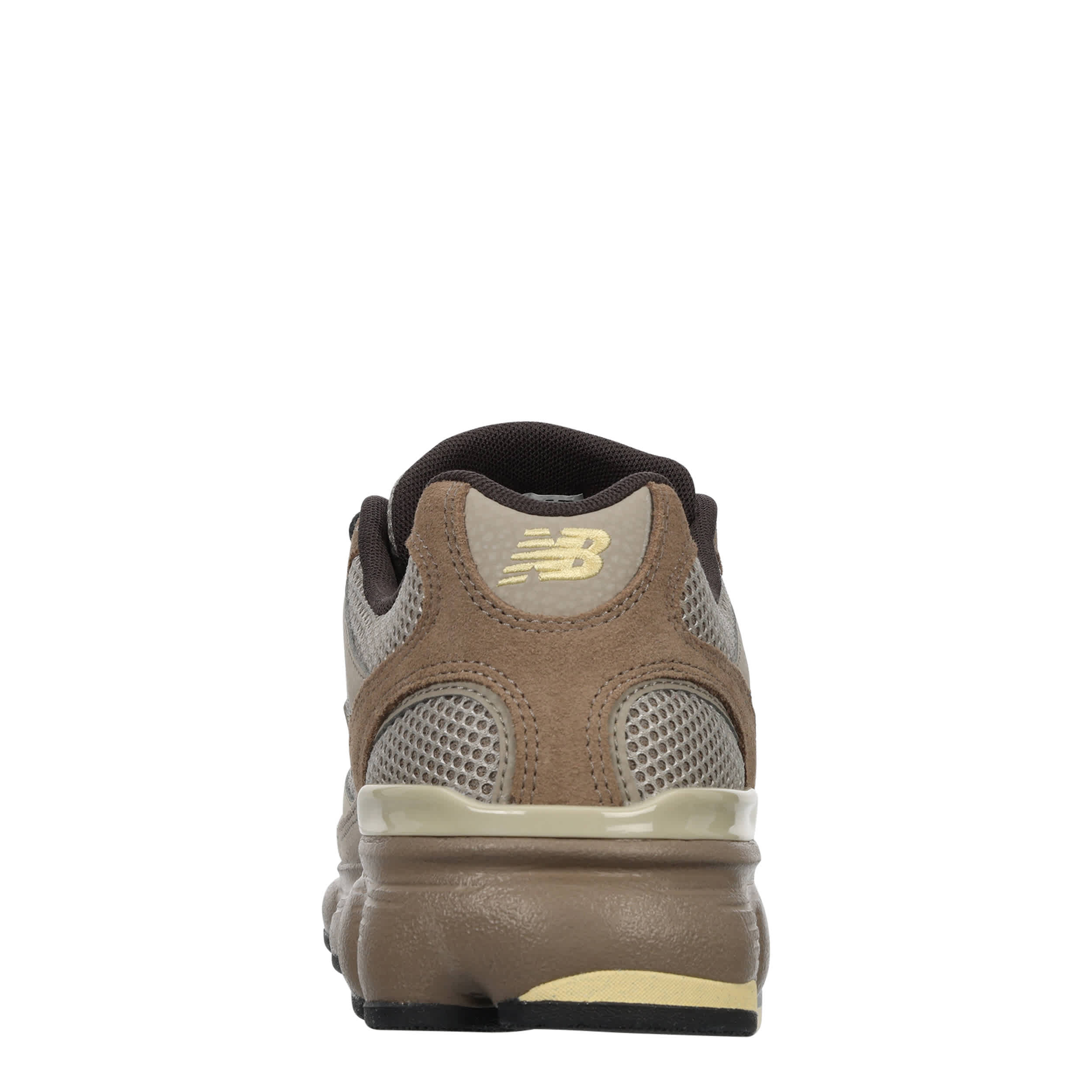 NEW BALANCE-MENS 603 SNEAKER-TAUPE & YELLOW