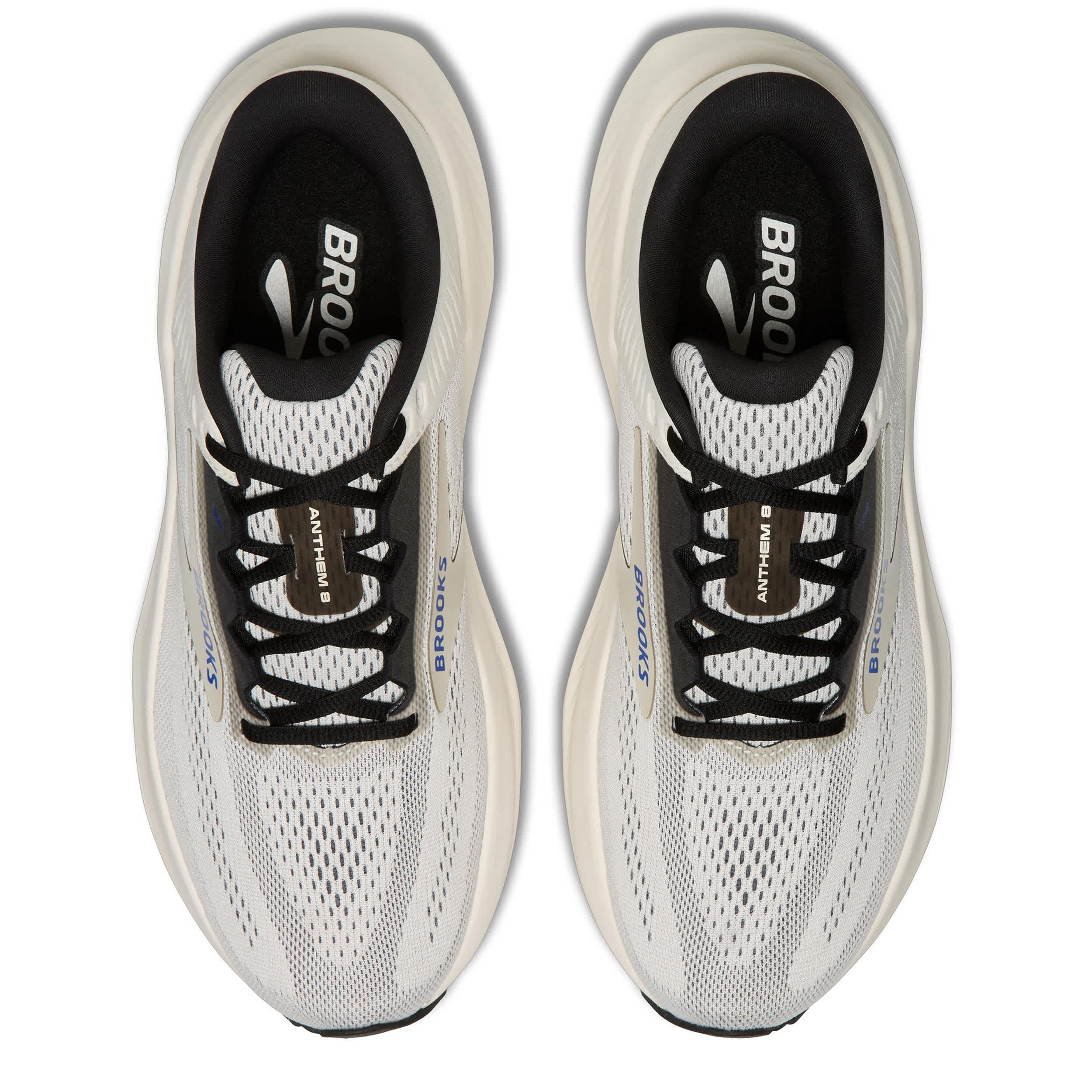 BROOKS-MENS ANTHEM 8 RUNNING SHOE-GREY & BLUE