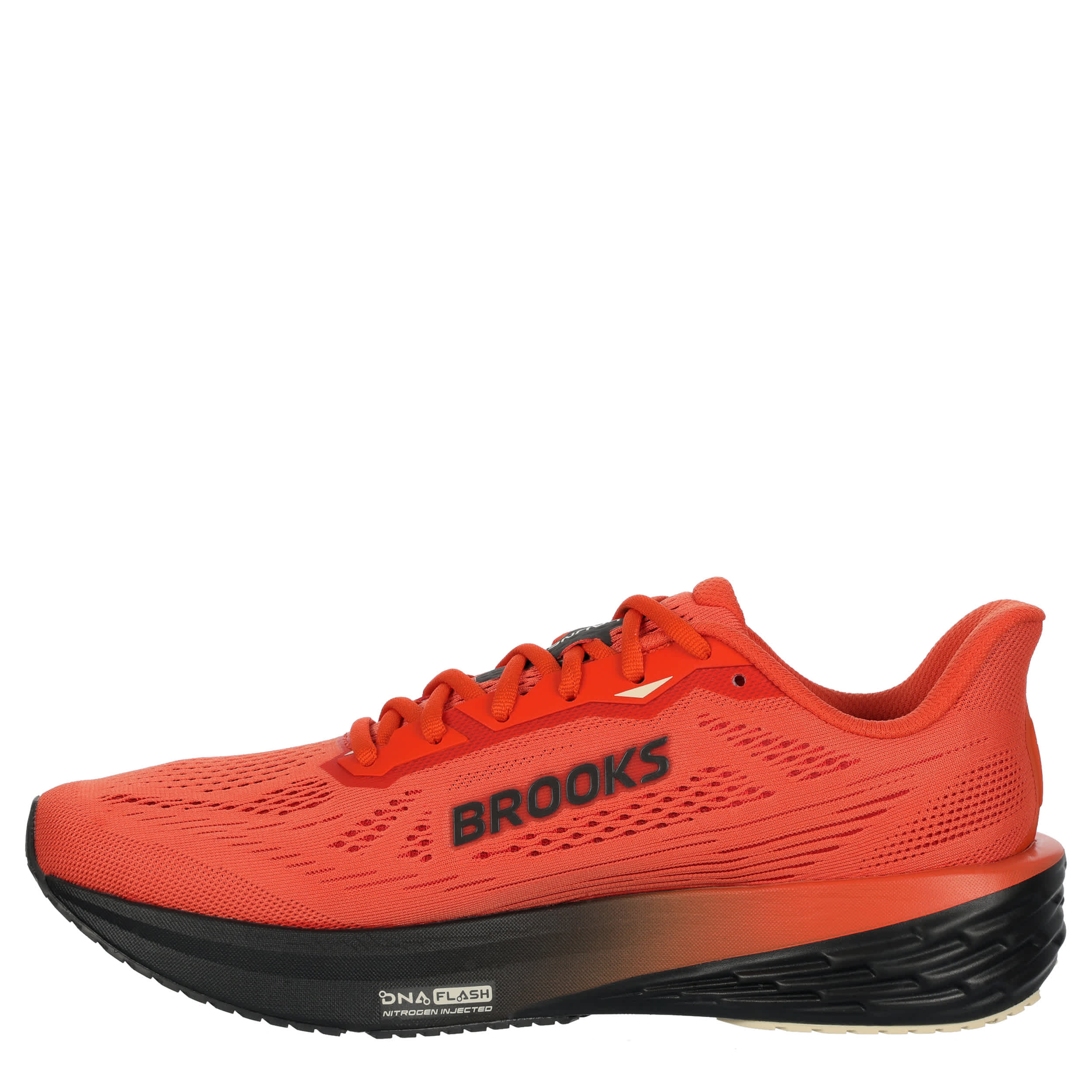 BROOKS-MENS LAUNCH 12 RUNNING SHOE-ORANGE & BLACK