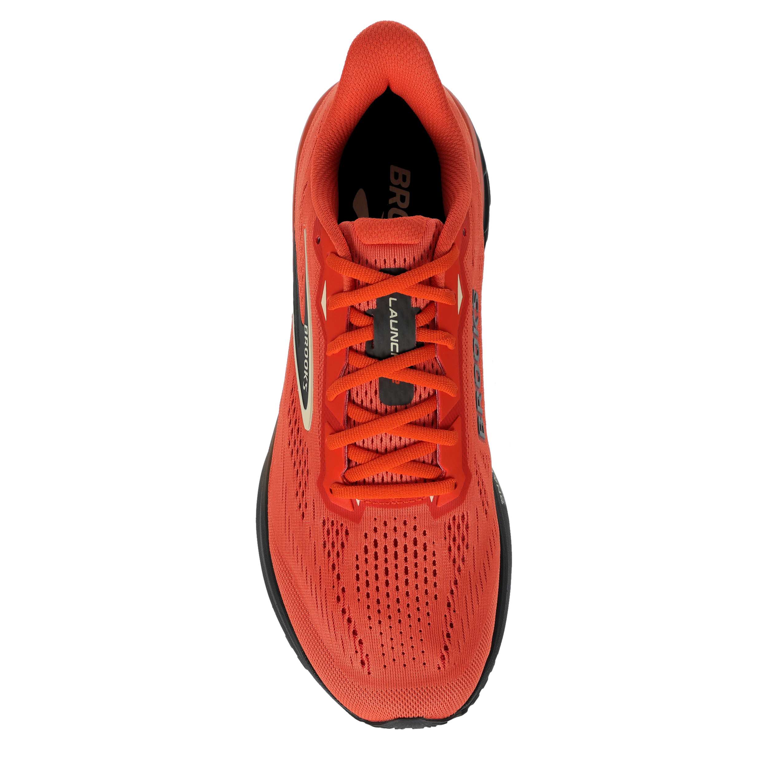BROOKS-MENS LAUNCH 12 RUNNING SHOE-ORANGE & BLACK