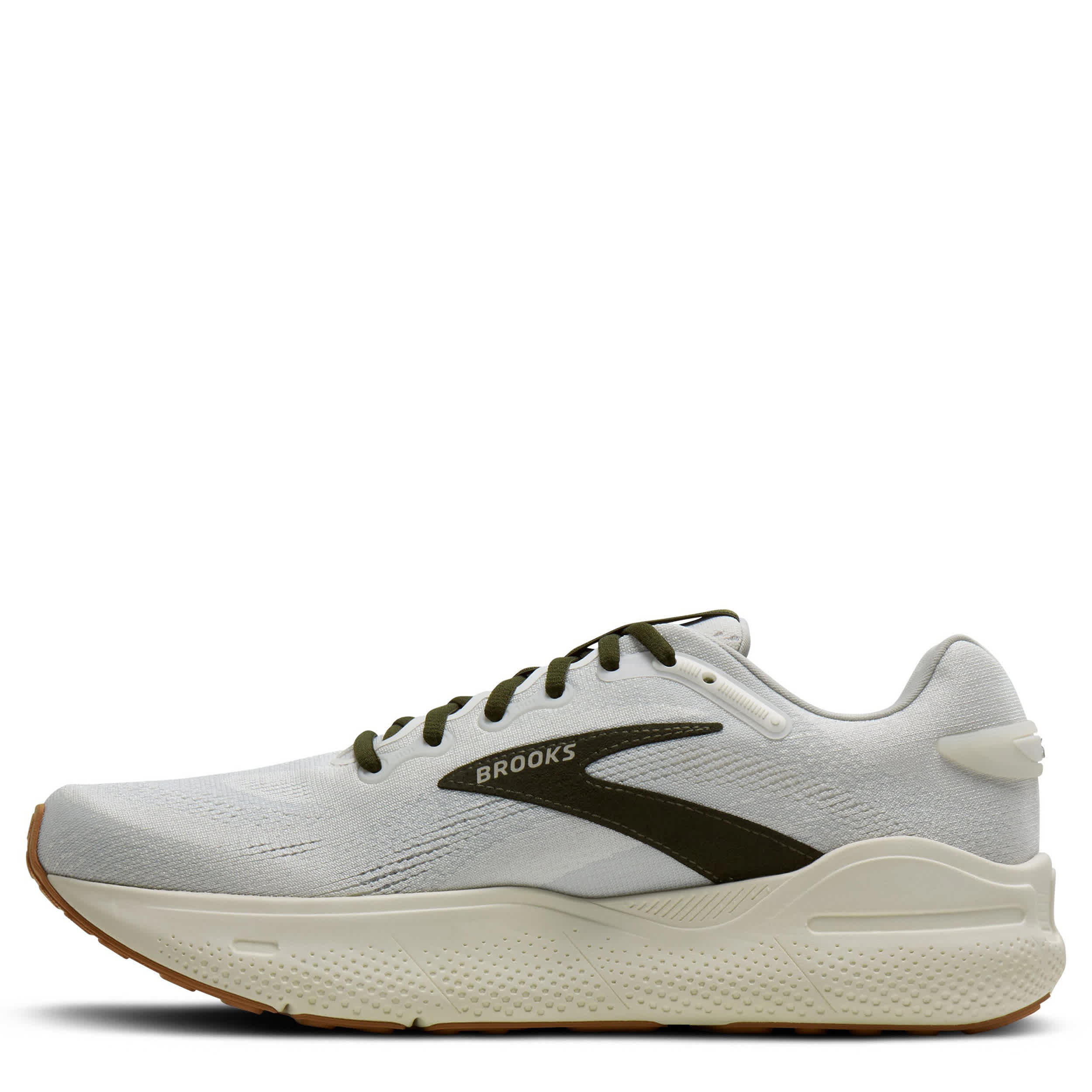 BROOKS-MENS  DEFYANCE MAX RUNNING SHOE-OFF WHITE & GREEN