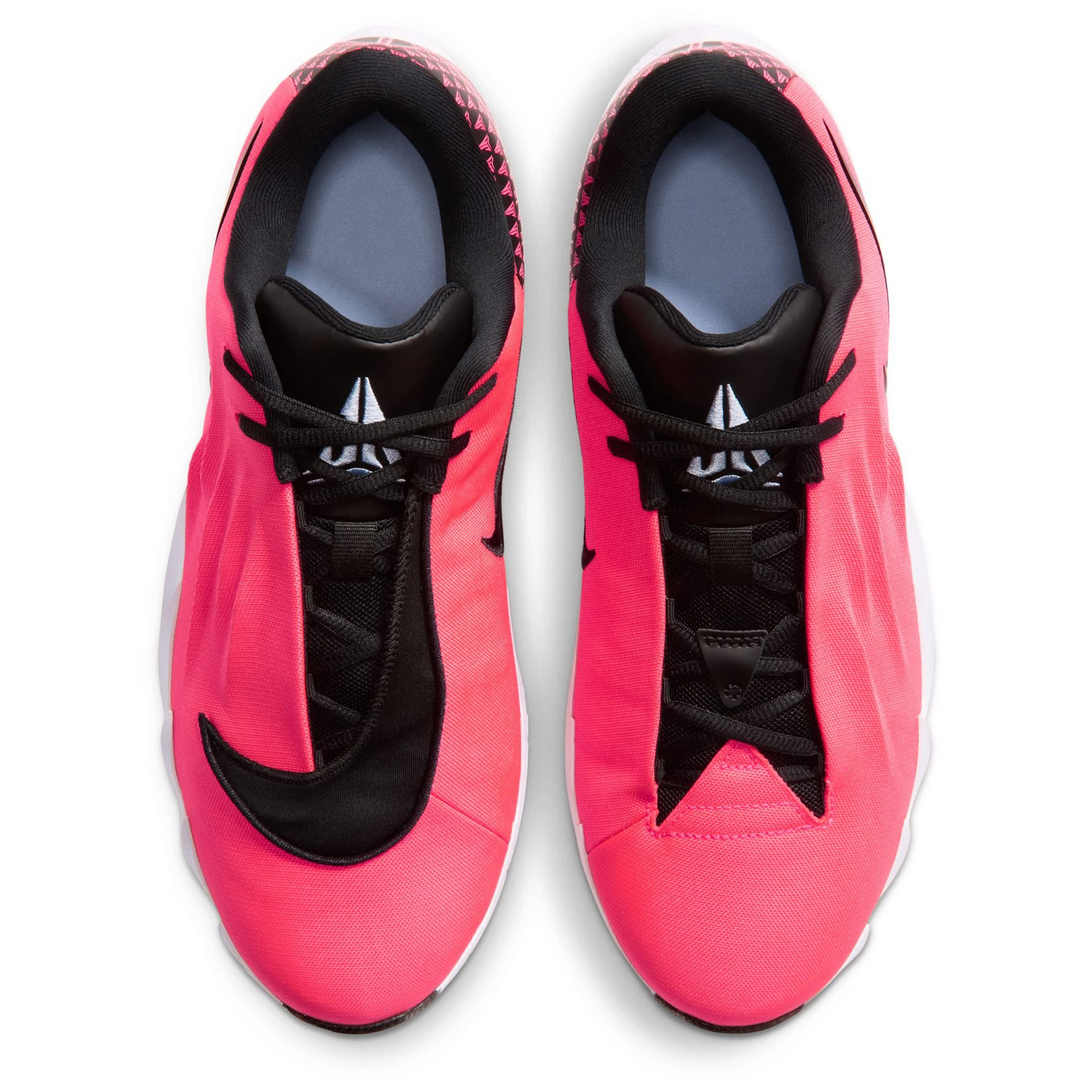 NIKE-MENS TWELVE TIME BASKETBALL SHOE-PINK & BLACK