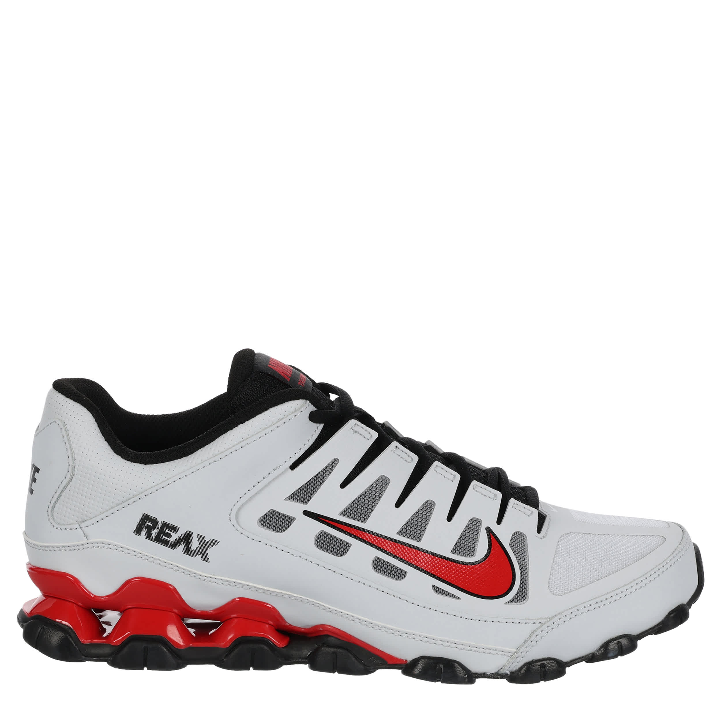 NIKE-MENS REAX 8 TR TRAINING SHOE-GREY & RED