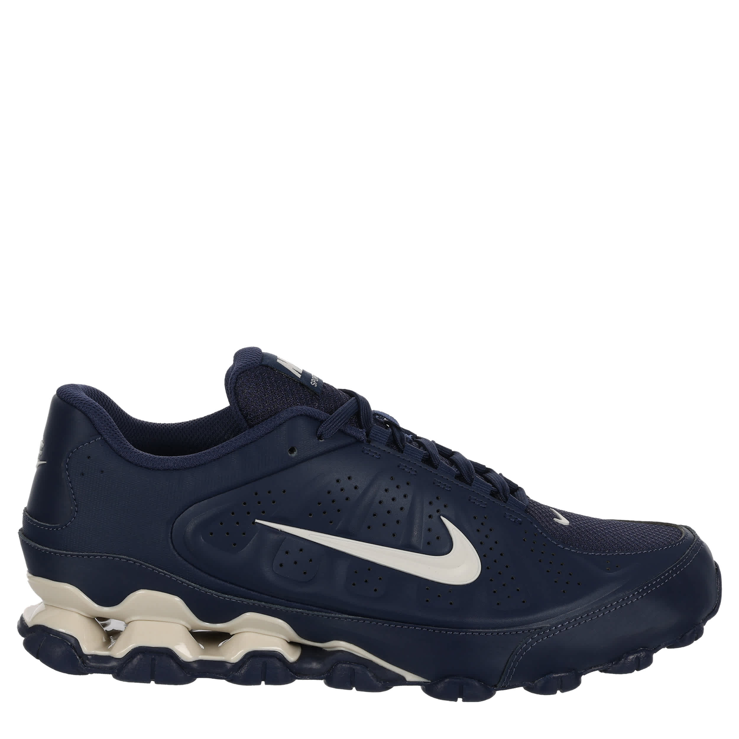 NIKE-MENS REAX 8 NSW SL SNEAKER-NAVY & KHAKI
