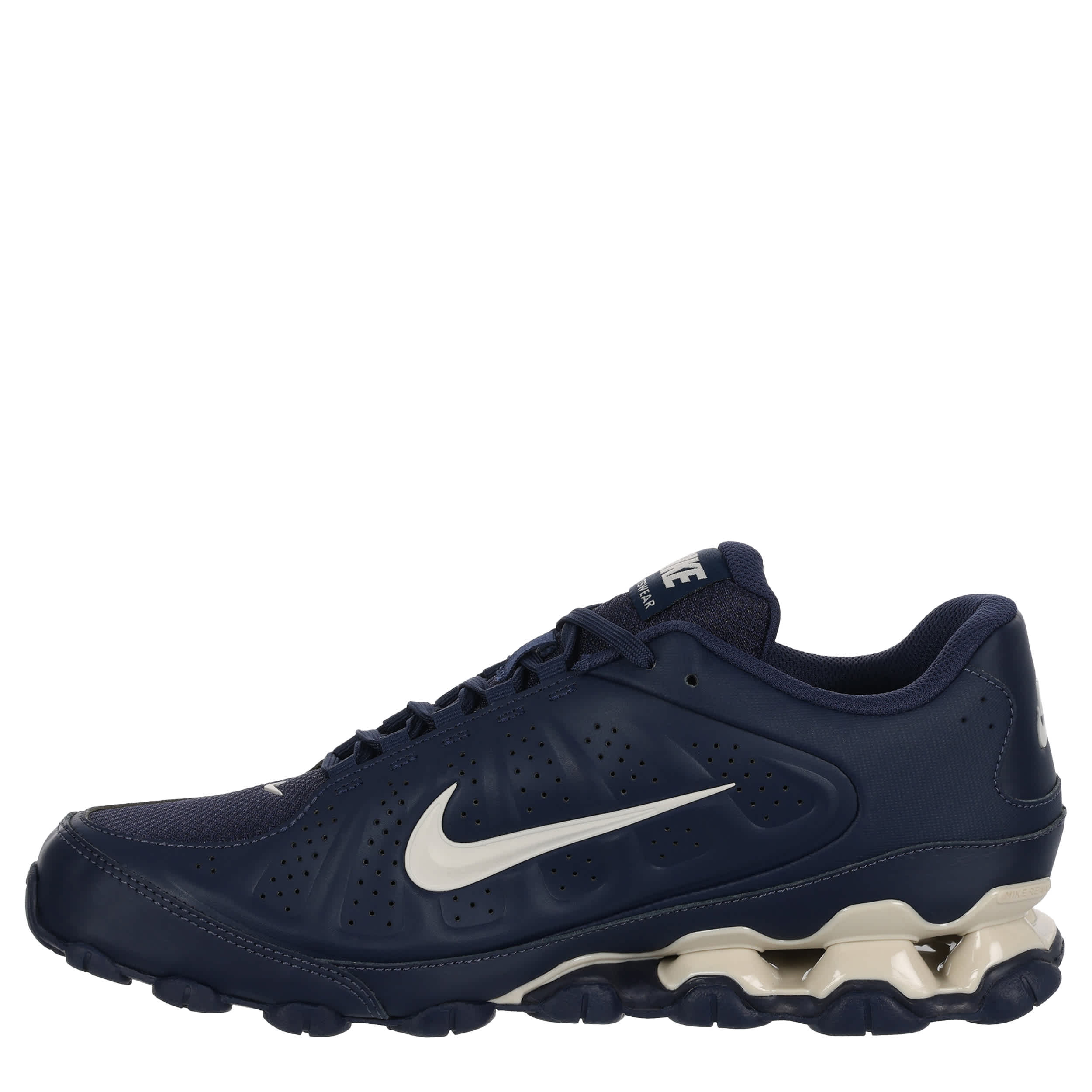 NIKE-MENS REAX 8 NSW SL SNEAKER-NAVY & KHAKI