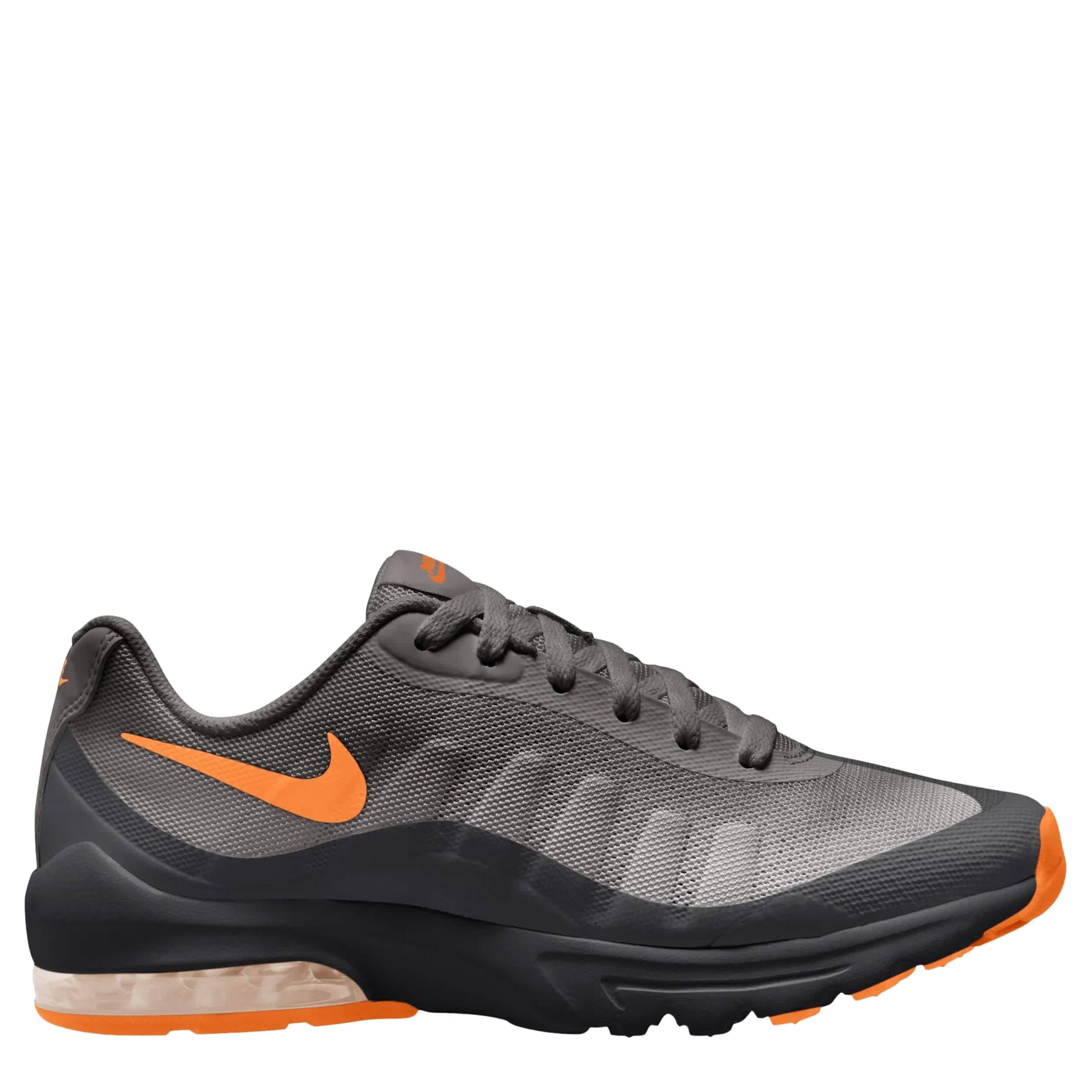 NIKE-MENS AIR MAX INVIGOR SNEAKER-TAUPE & ORANGE