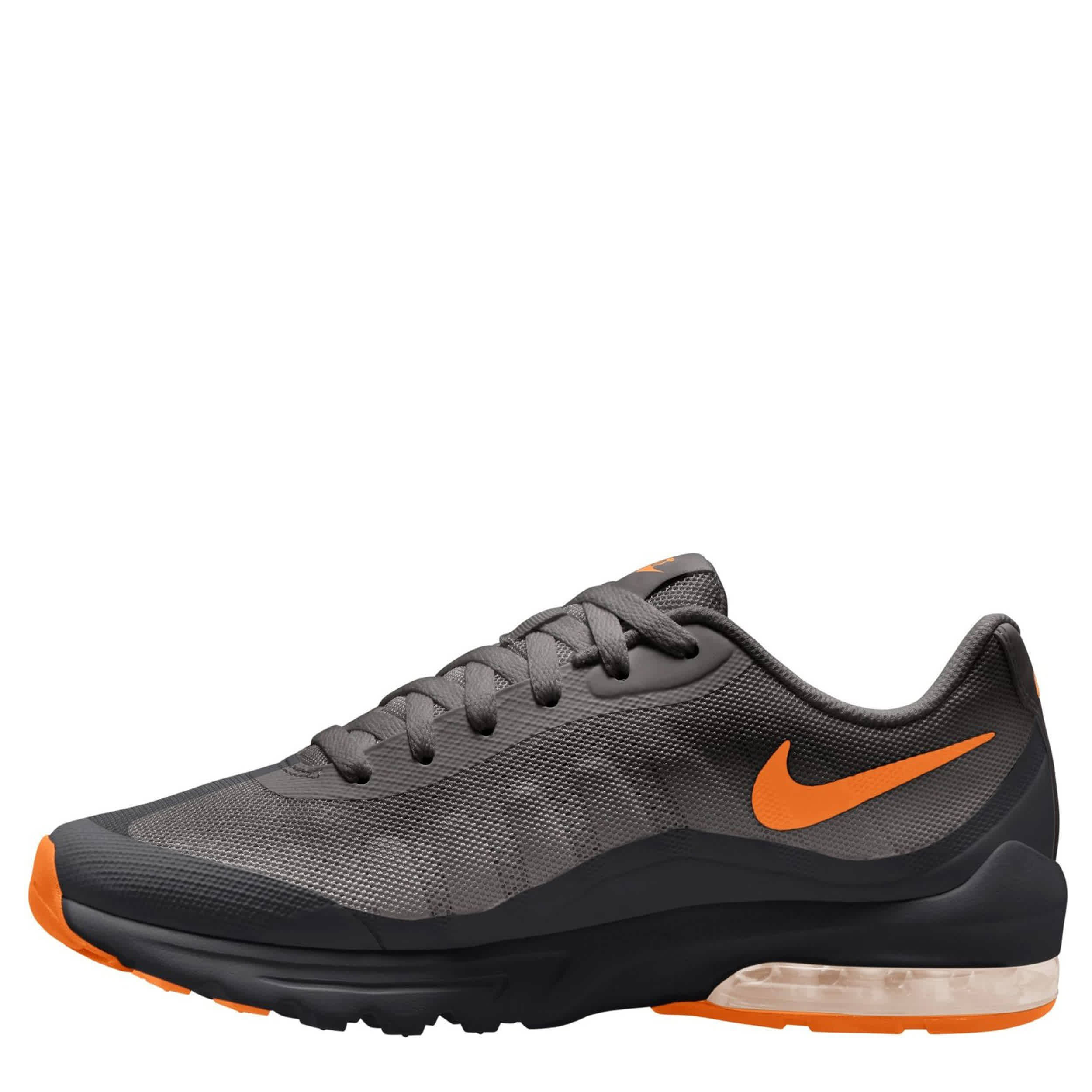 NIKE-MENS AIR MAX INVIGOR SNEAKER-TAUPE & ORANGE