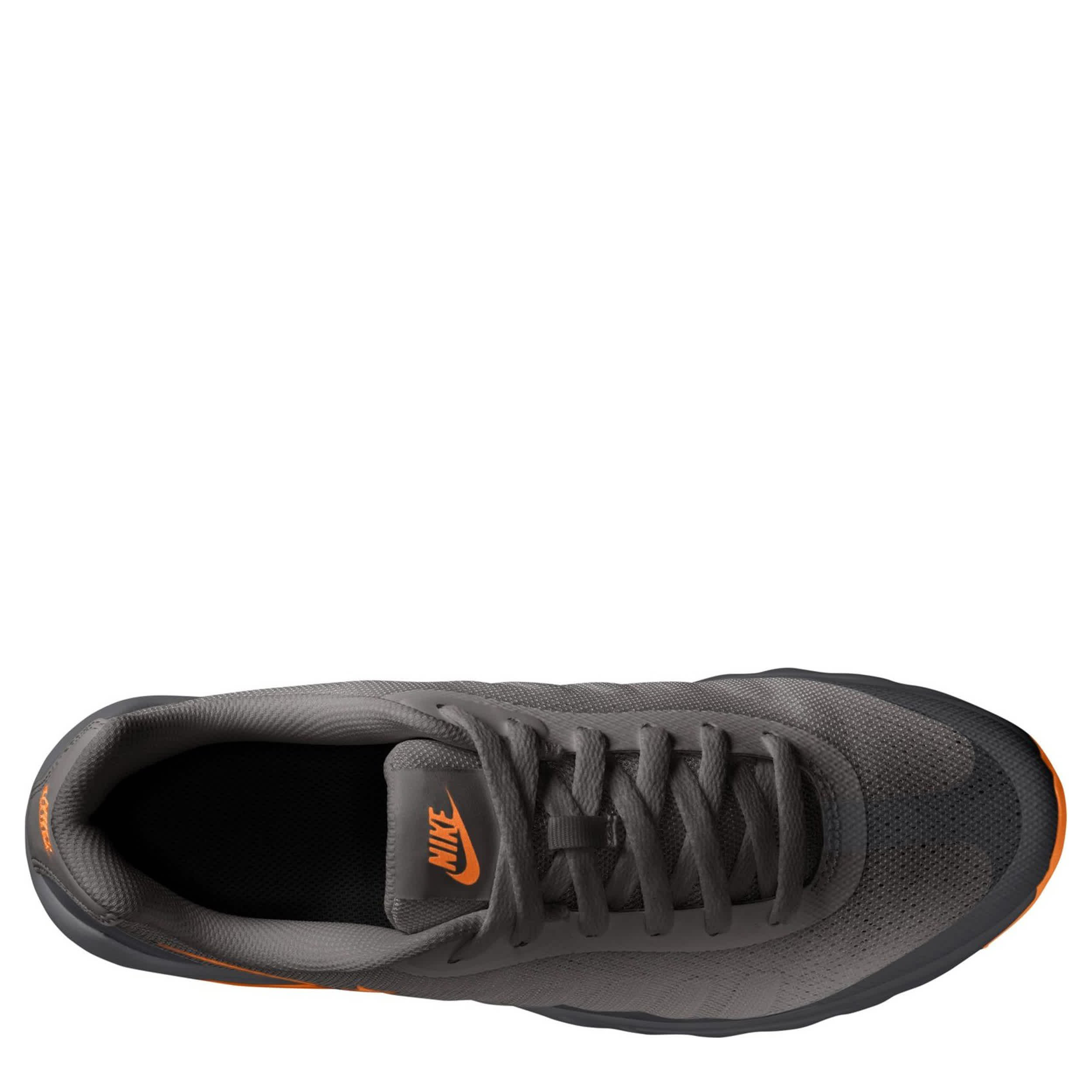 NIKE-MENS AIR MAX INVIGOR SNEAKER-TAUPE & ORANGE