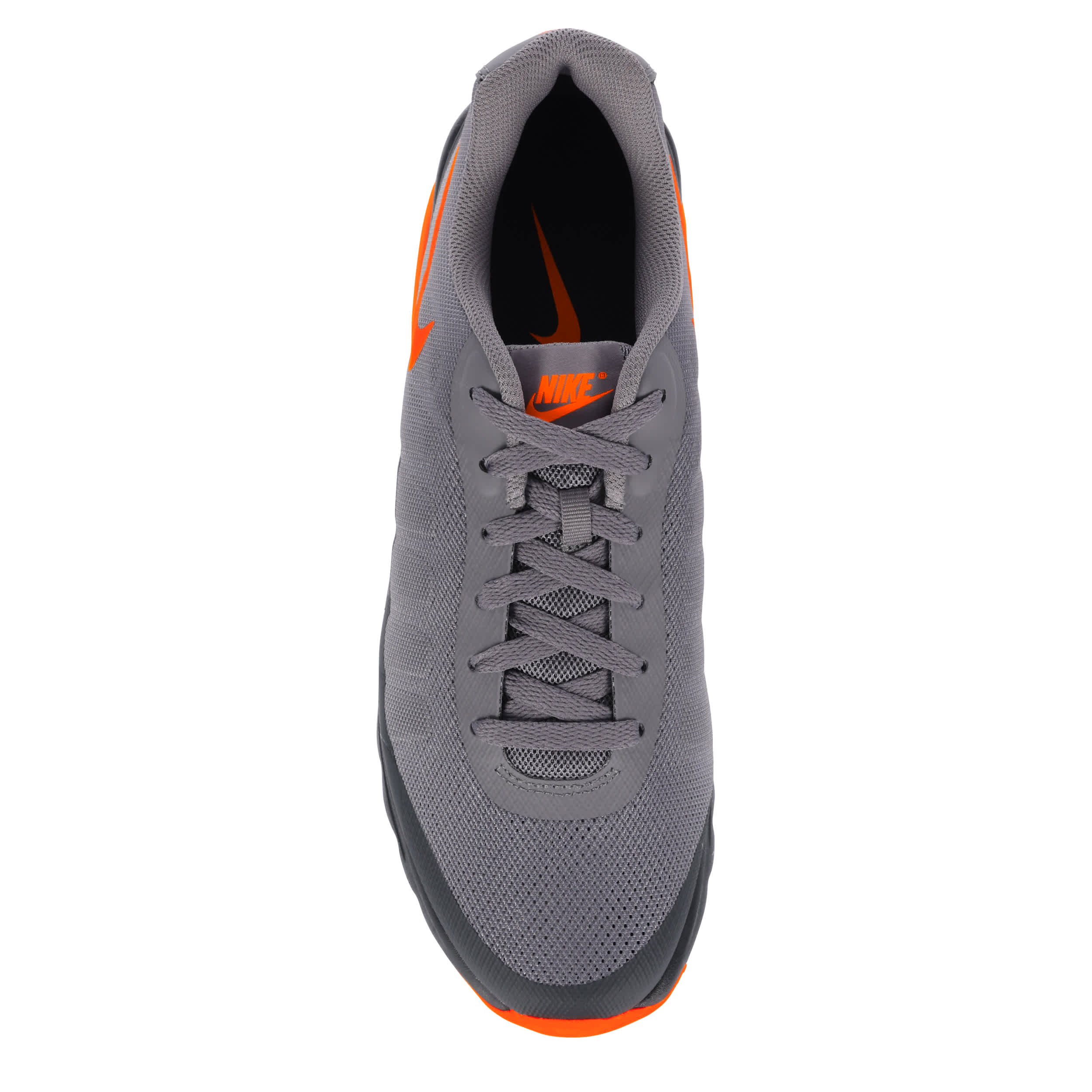 NIKE-MENS AIR MAX INVIGOR SNEAKER-TAUPE & ORANGE