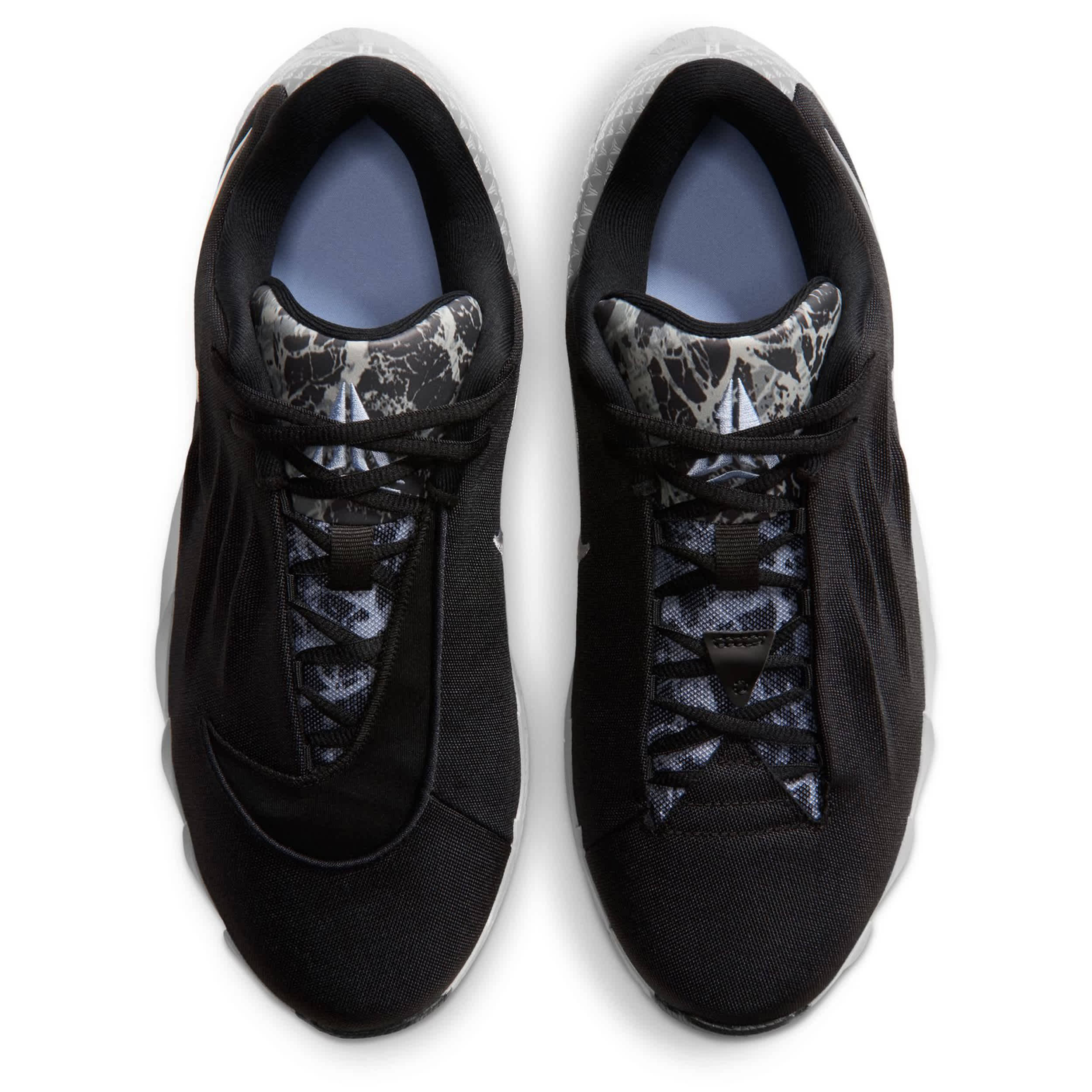 NIKE-MENS TWELVE TIME BASKETBALL SHOE-BLACK & GREY