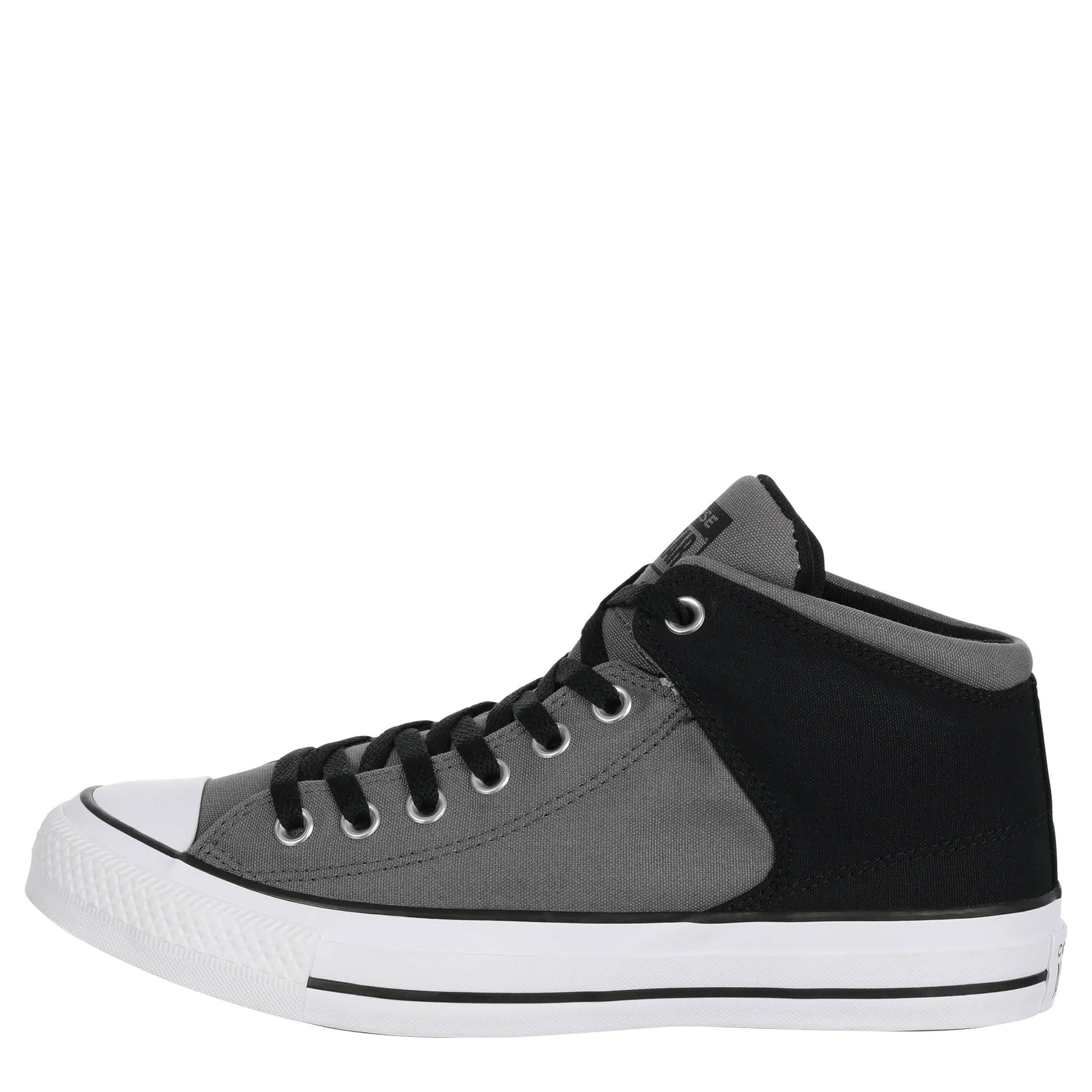 CONVERSE-MENS CHUCK TAYLOR ALL STAR HIGH STREET SNEAKER-GREY & BLACK