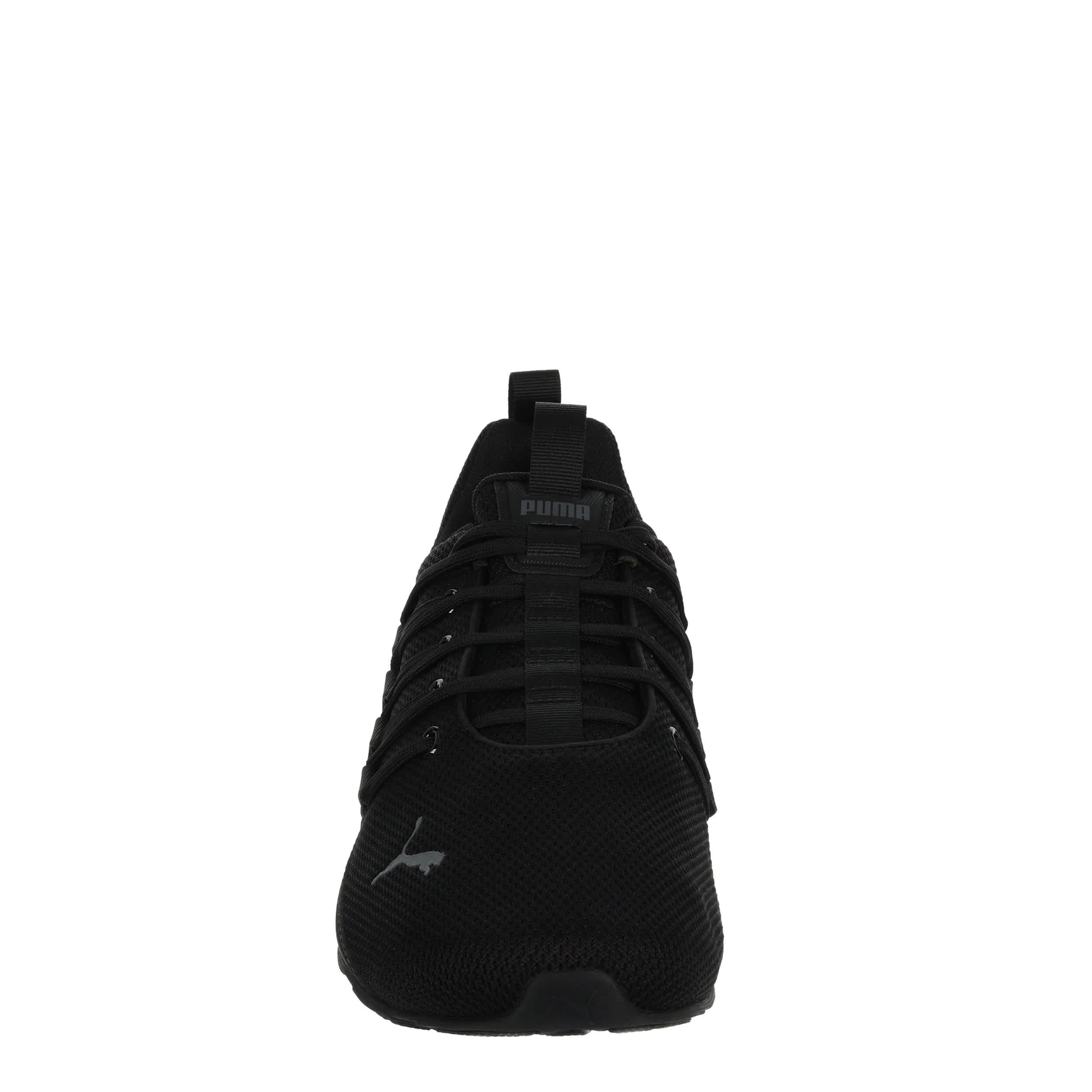 PUMA-MENS AXELION 2 SNEAKER-BLACK & BLACK