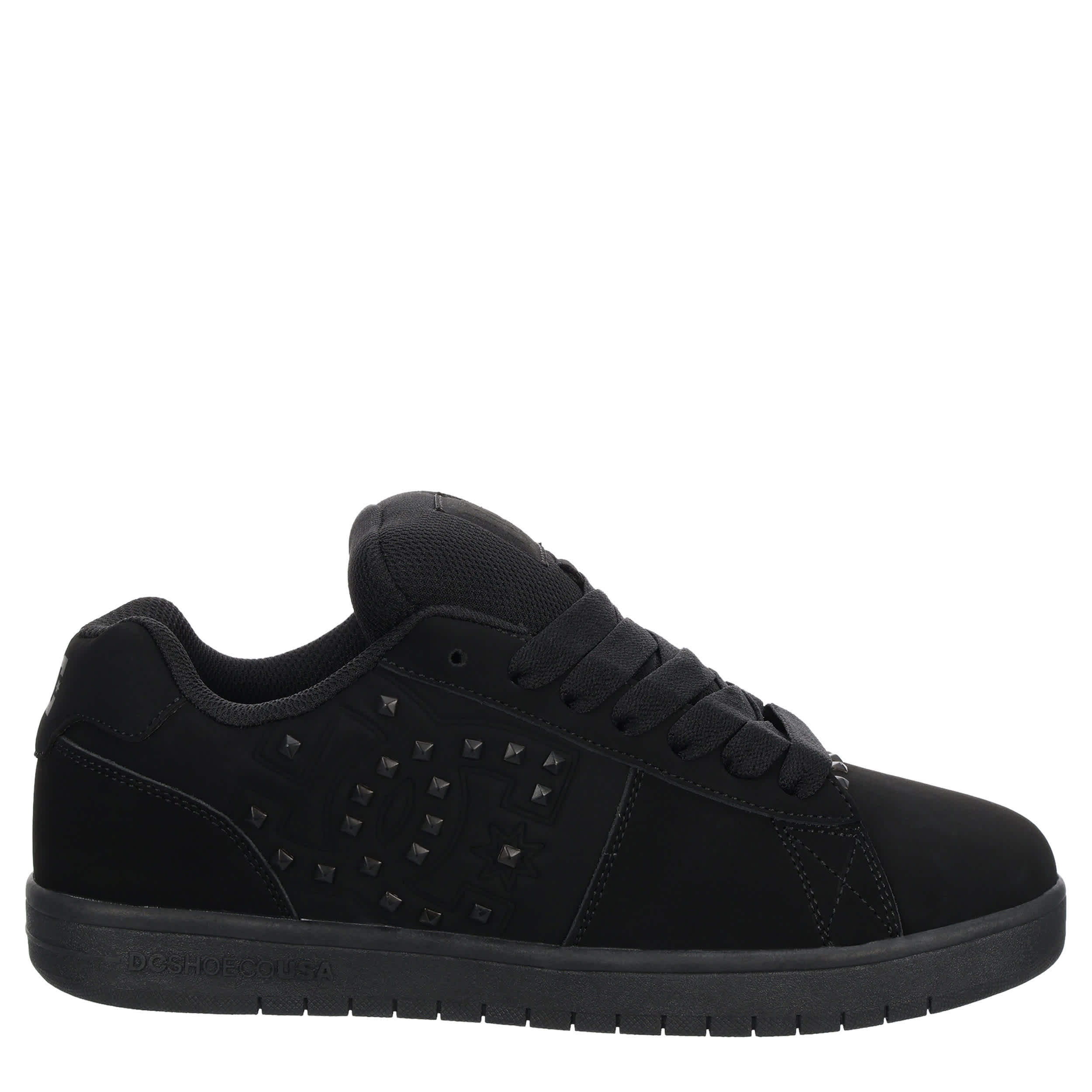 DC SHOES-MENS GAVELER SNEAKER-BLACK & BLACK