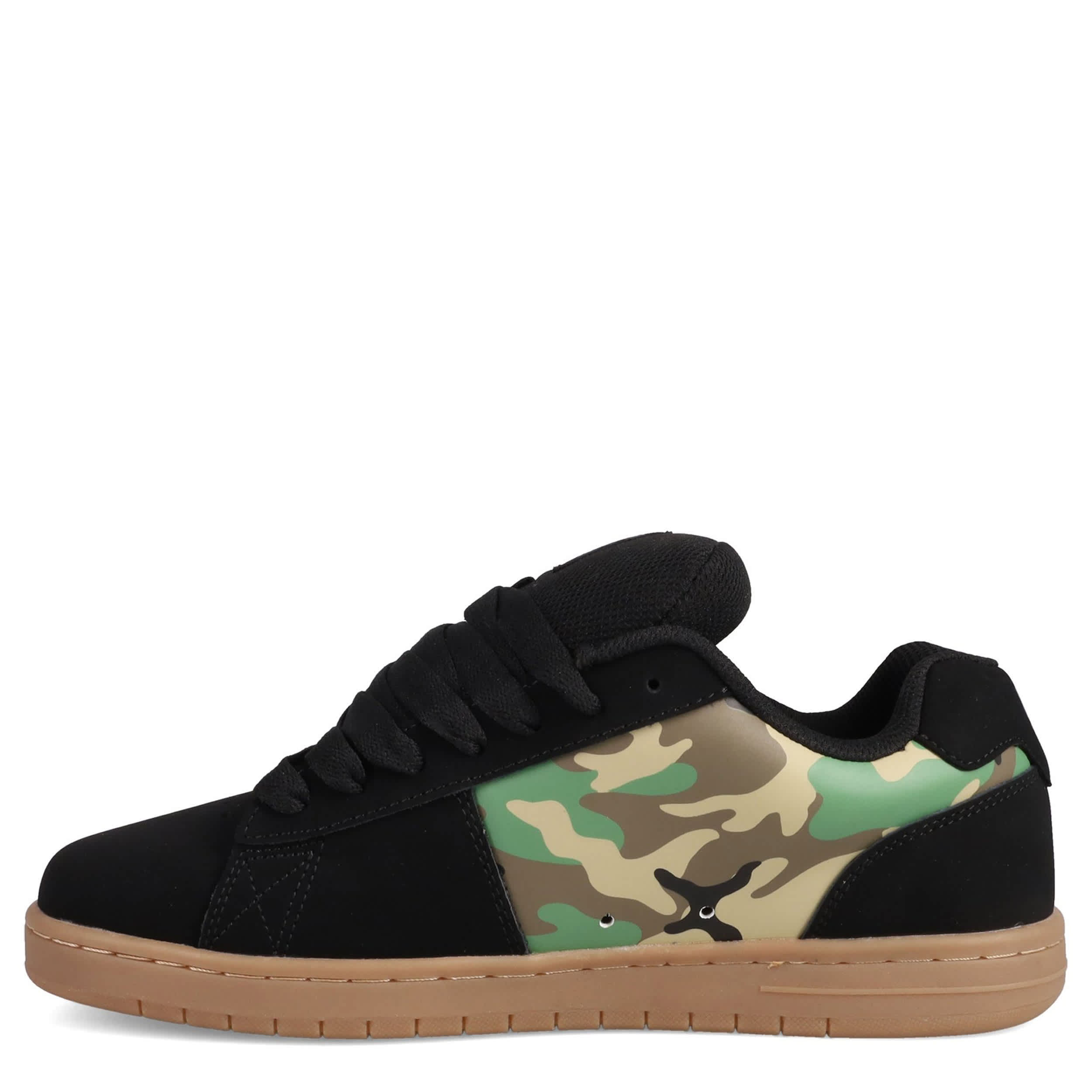 DC SHOES-MENS GAVELER 2.0 SNEAKER-CAMO & BLACK