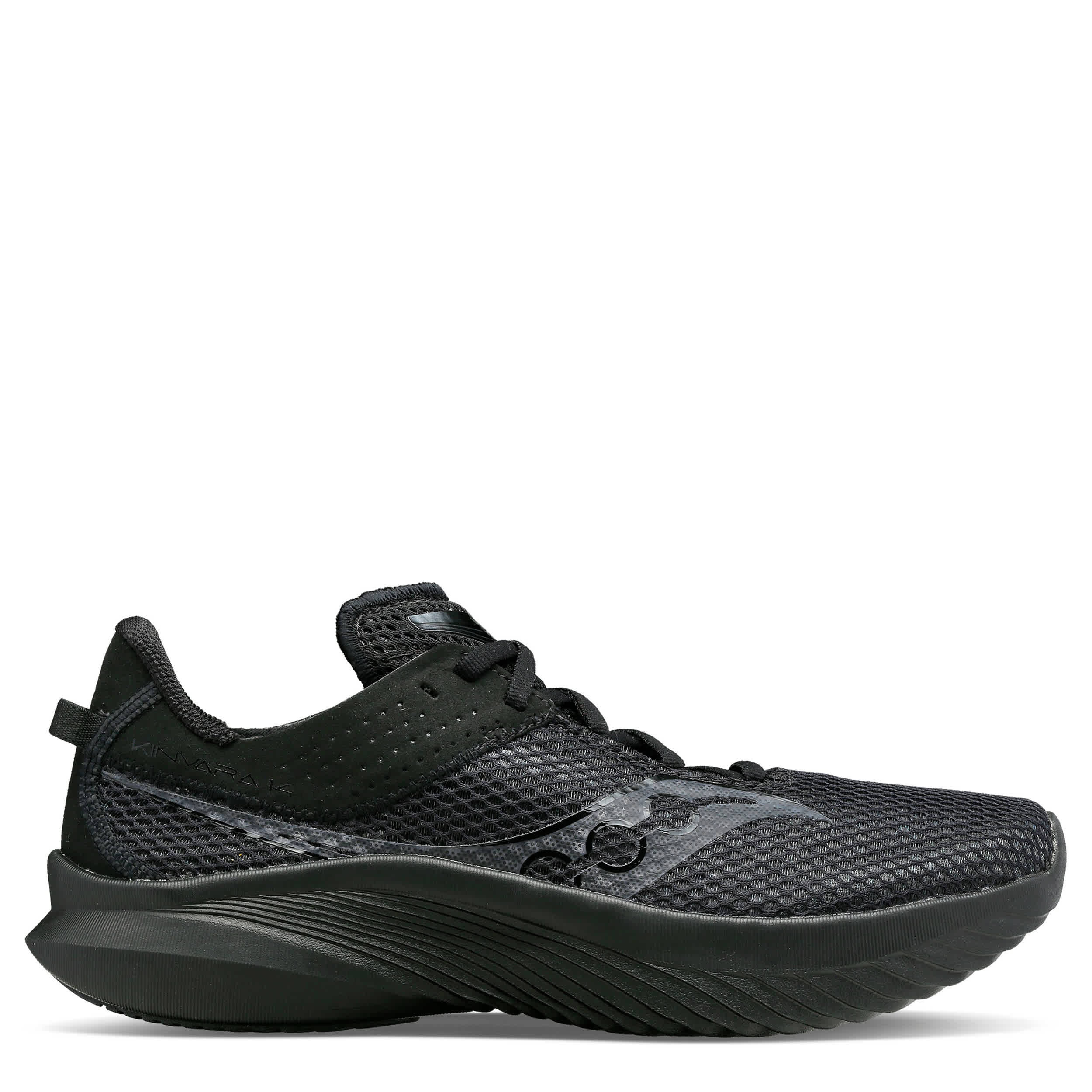 SAUCONY-MENS KINVARA 14 RUNNING SHOE-BLACK & BLACK