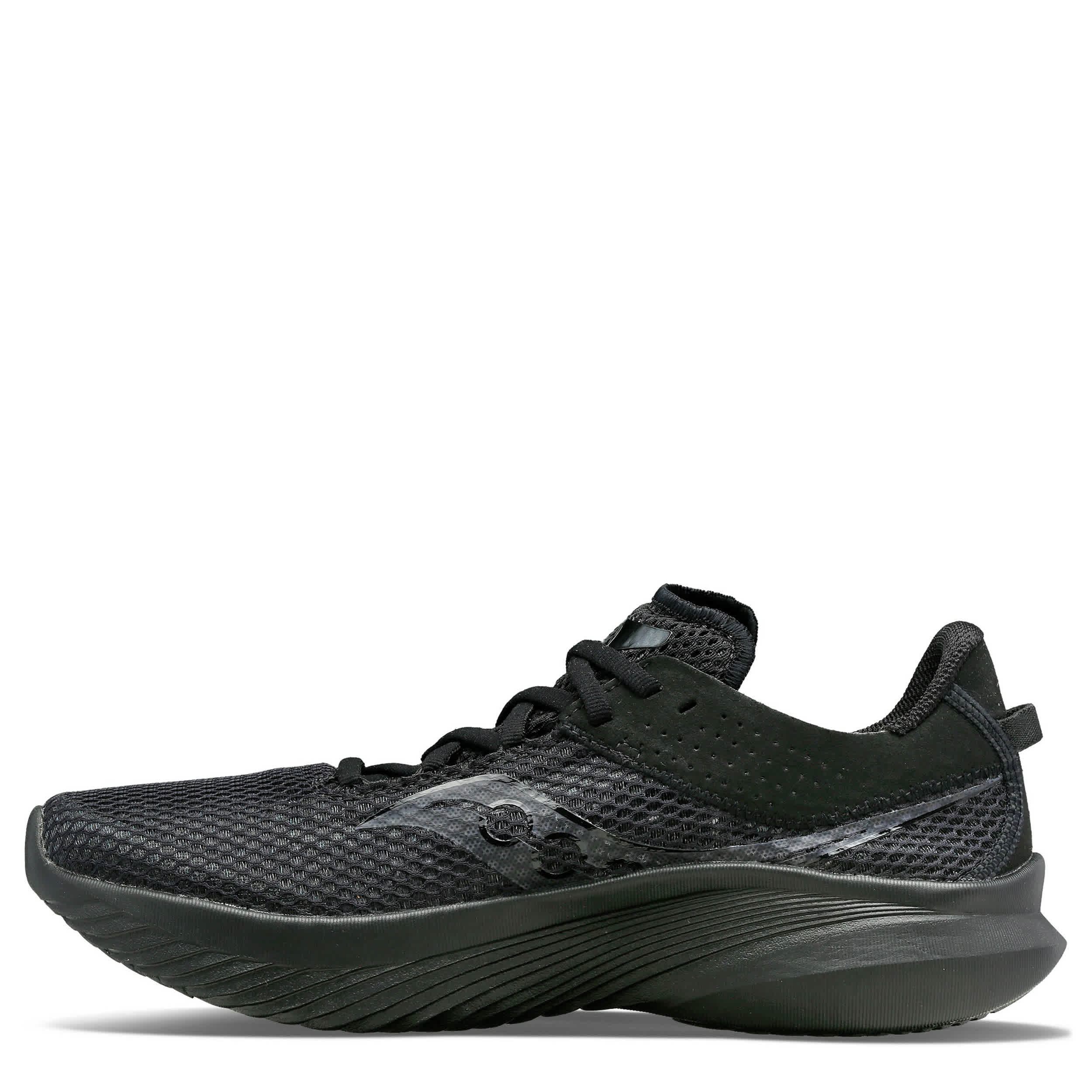 SAUCONY-MENS KINVARA 14 RUNNING SHOE-BLACK & BLACK
