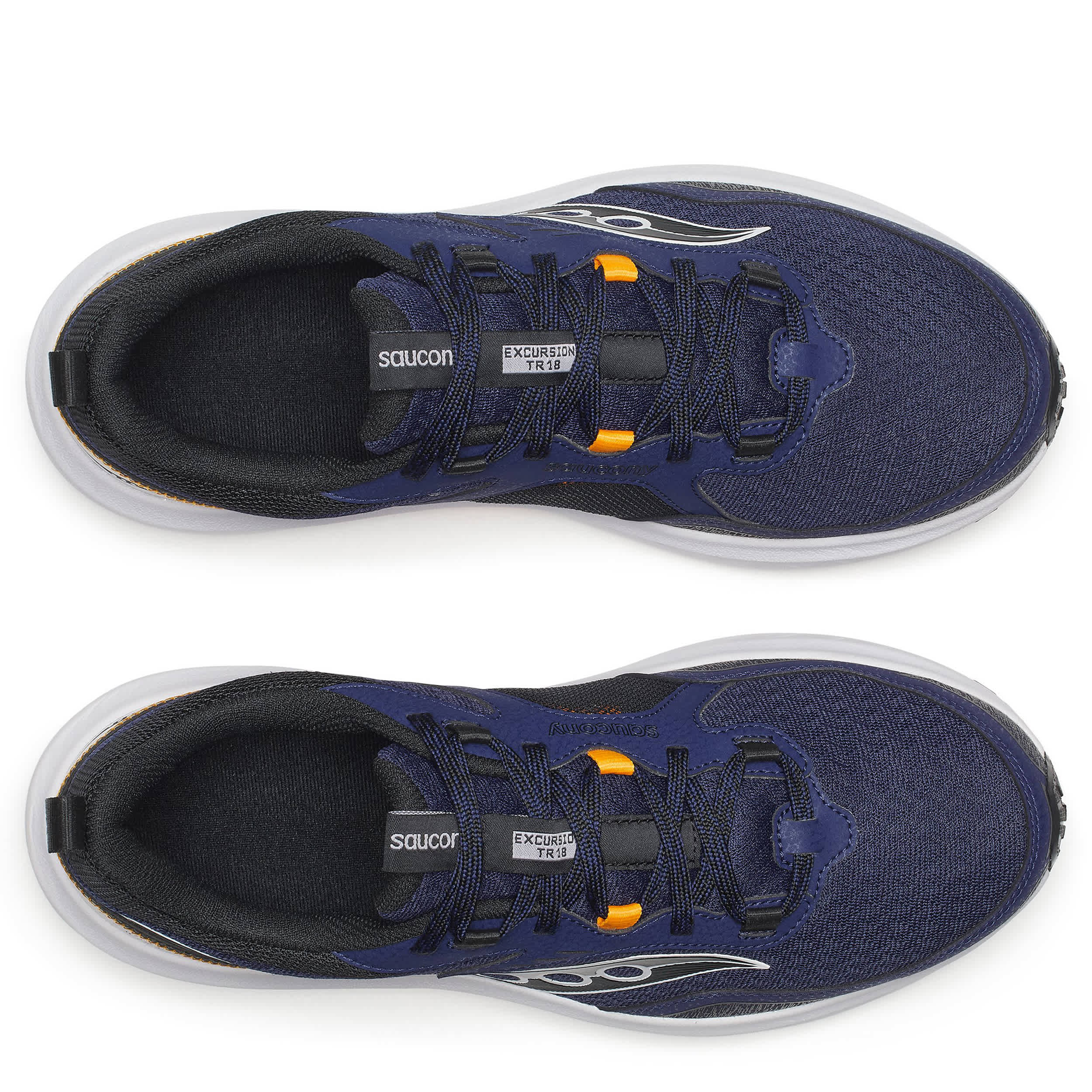 SAUCONY-MENS EXCURSION TR 18 TRAIL SHOE-NAVY & WHITE
