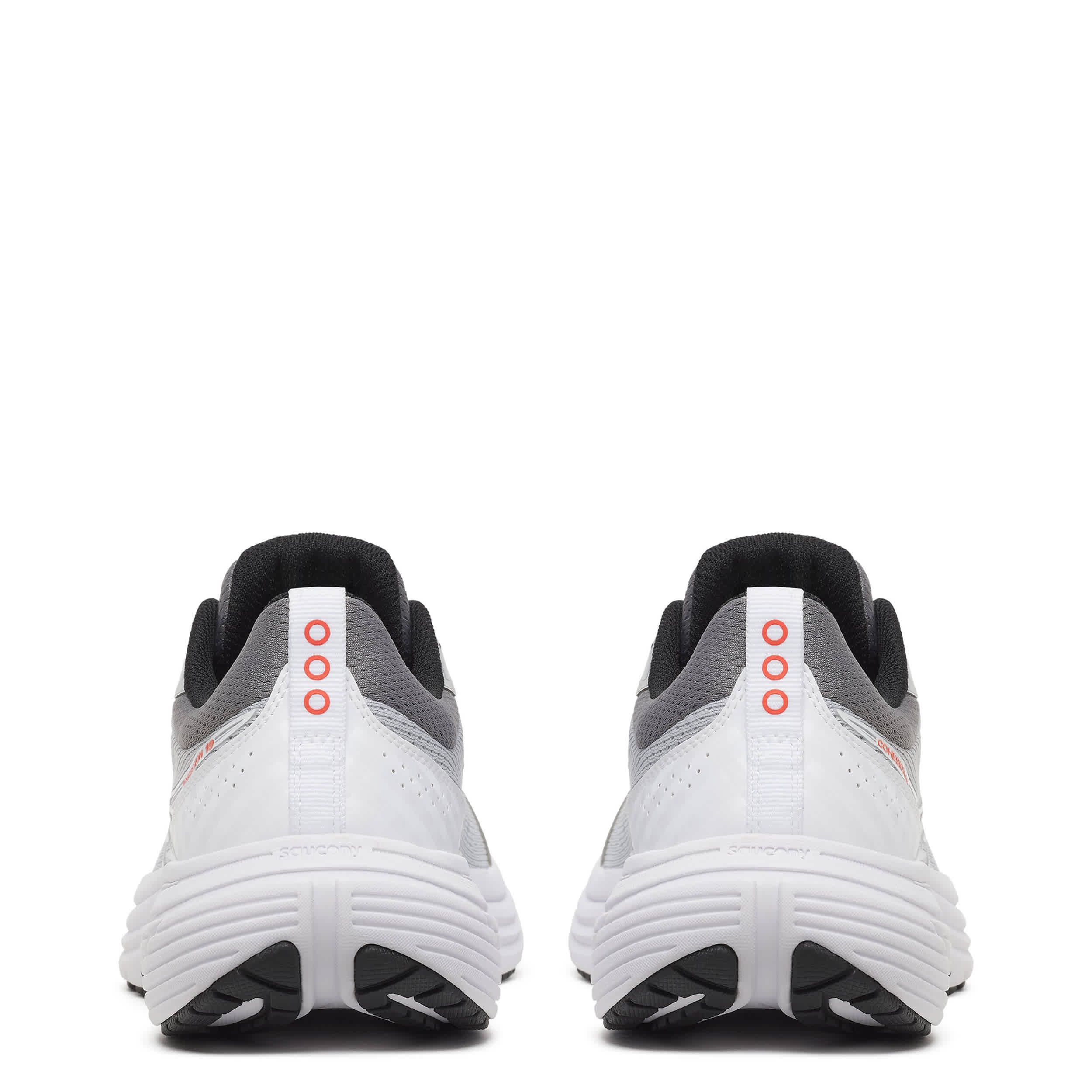 SAUCONY-MENS COHESION 19 RUNNING SHOE-GREY & WHITE