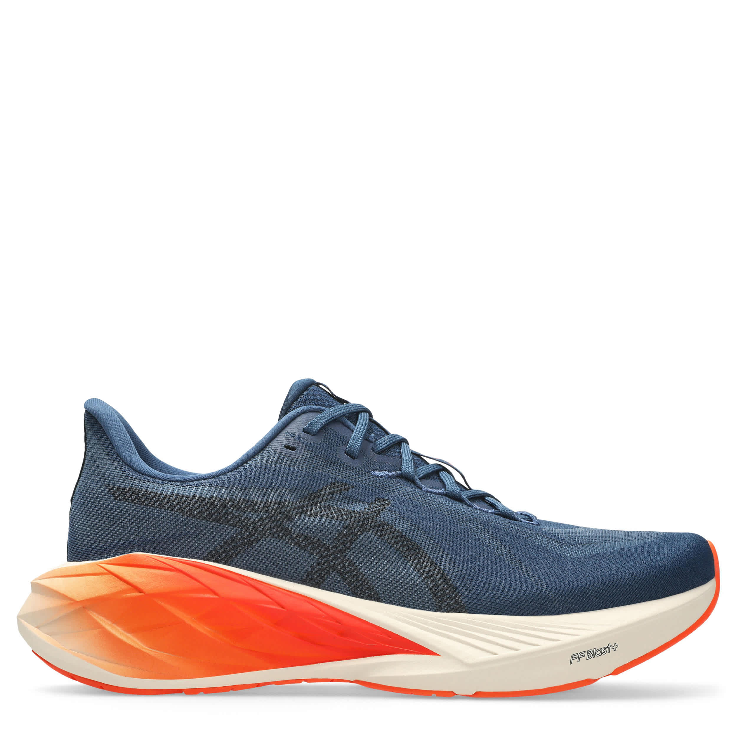 ASICS-MENS DYNABLAST 6 RUNNING SHOE-NAVY & ORANGE