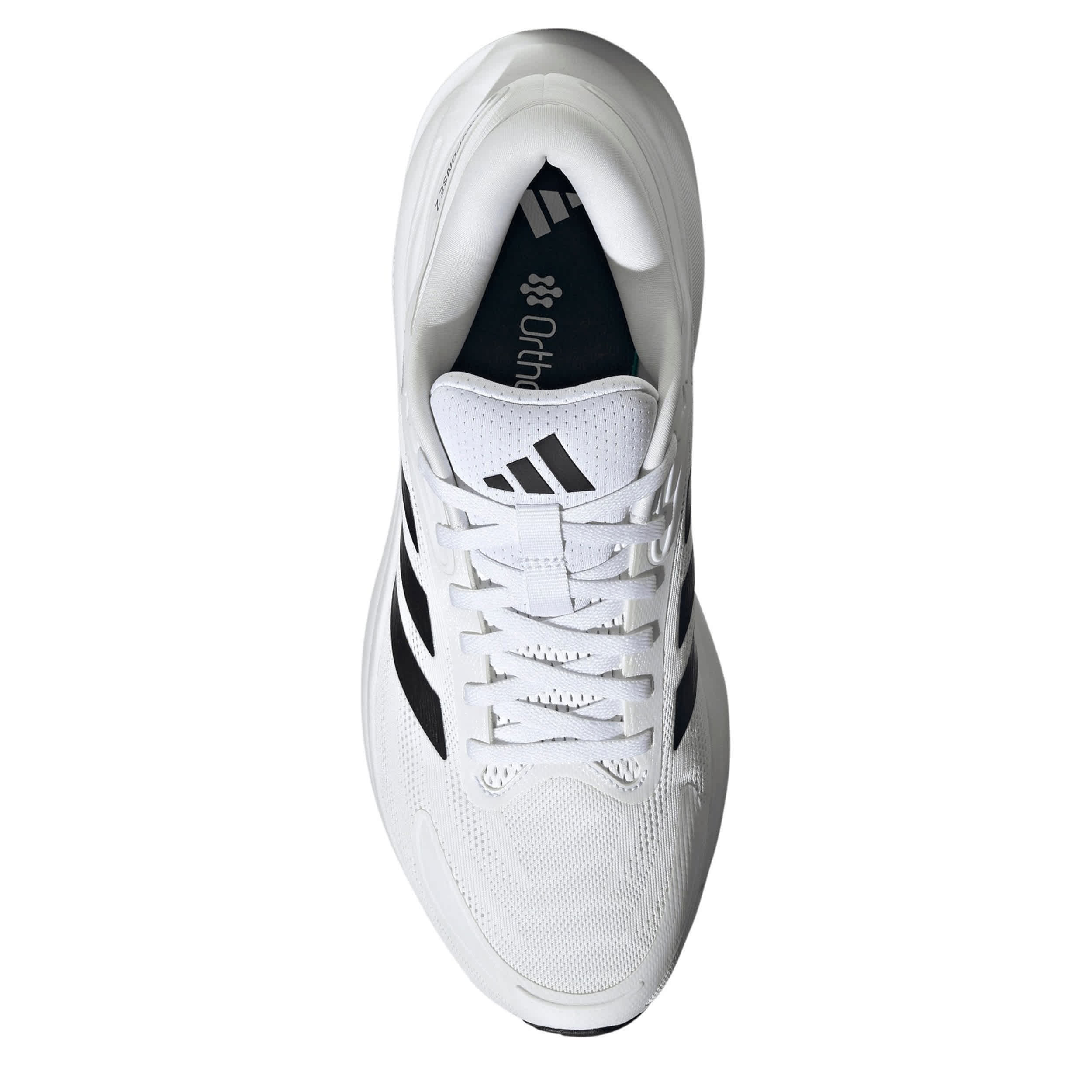 ADIDAS-MENS RESPONSE 2 RUNNING SHOE-WHITE & BLACK