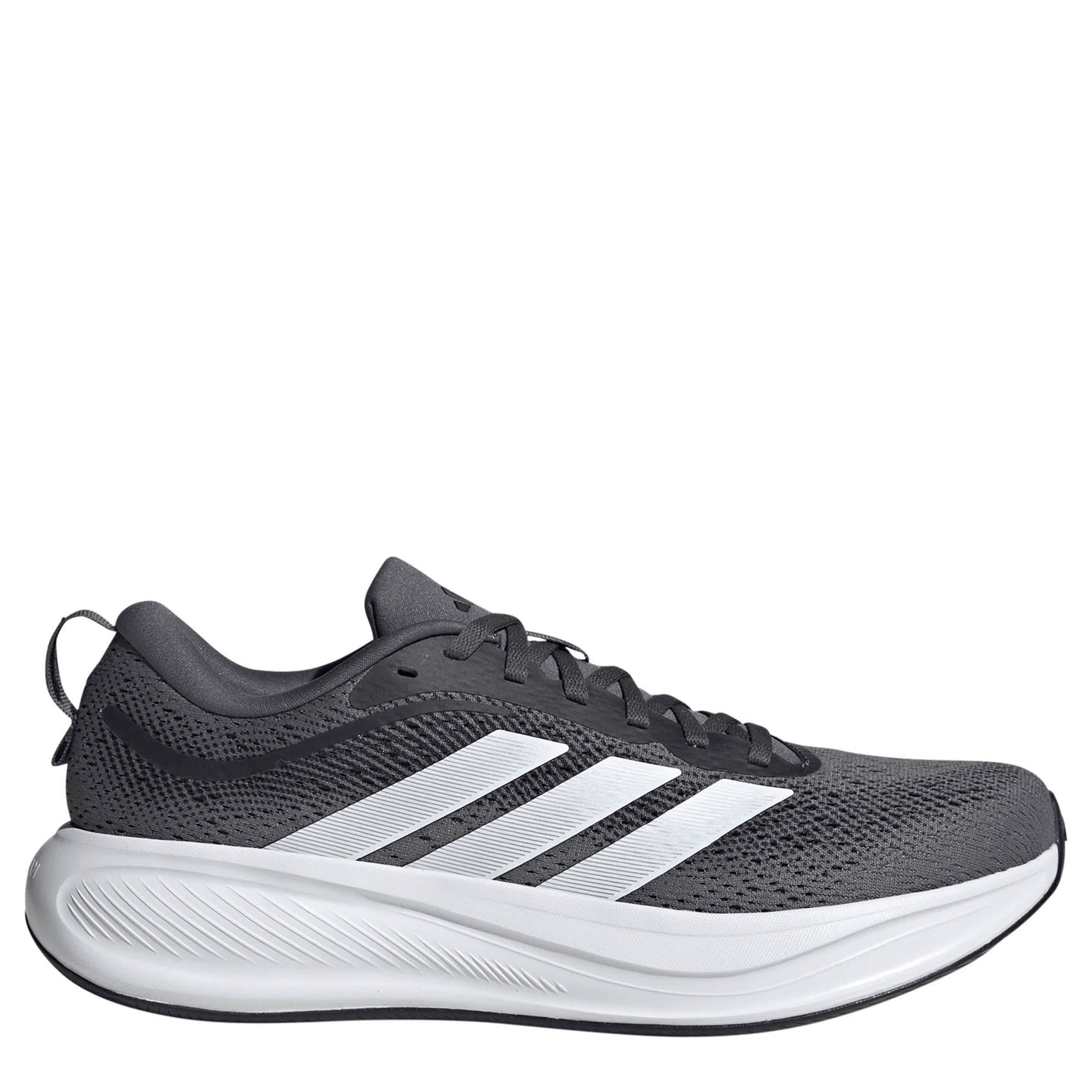 ADIDAS-MENS RESPONSE PACE RUNNING SHOE-BLACK & WHITE