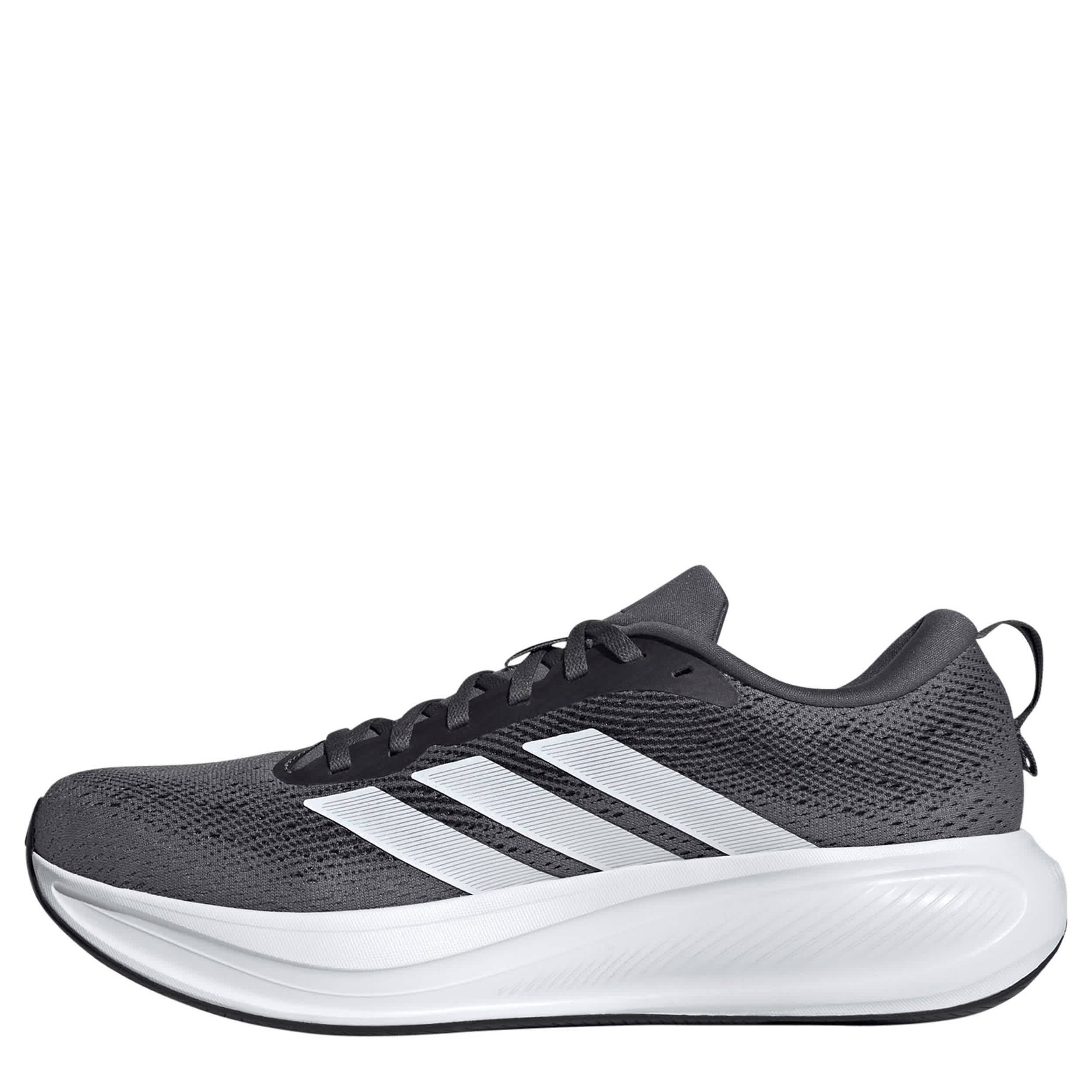 ADIDAS-MENS RESPONSE PACE RUNNING SHOE-BLACK & WHITE