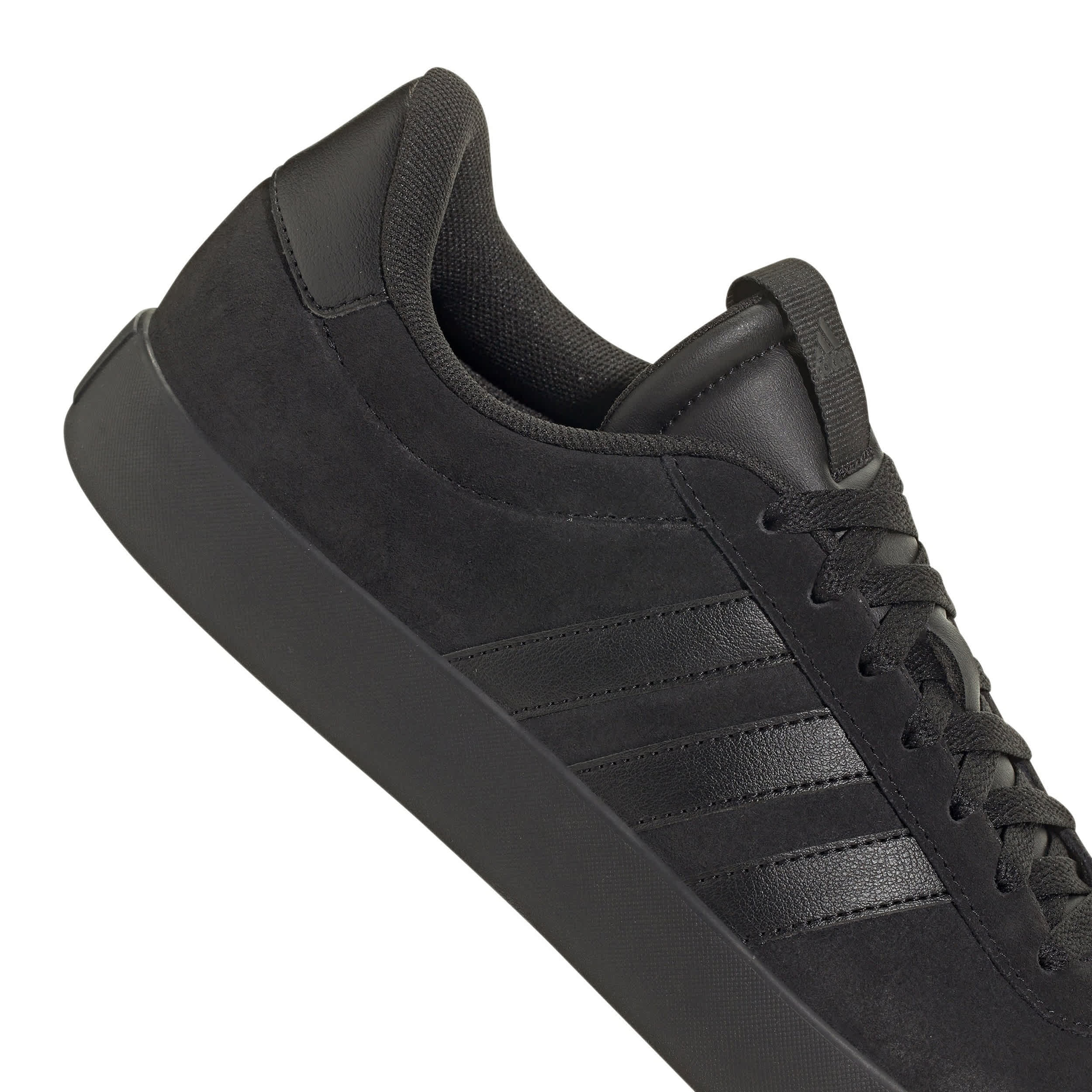 ADIDAS-MENS VL COURT 3.0 SNEAKER-BLACK & BLACK