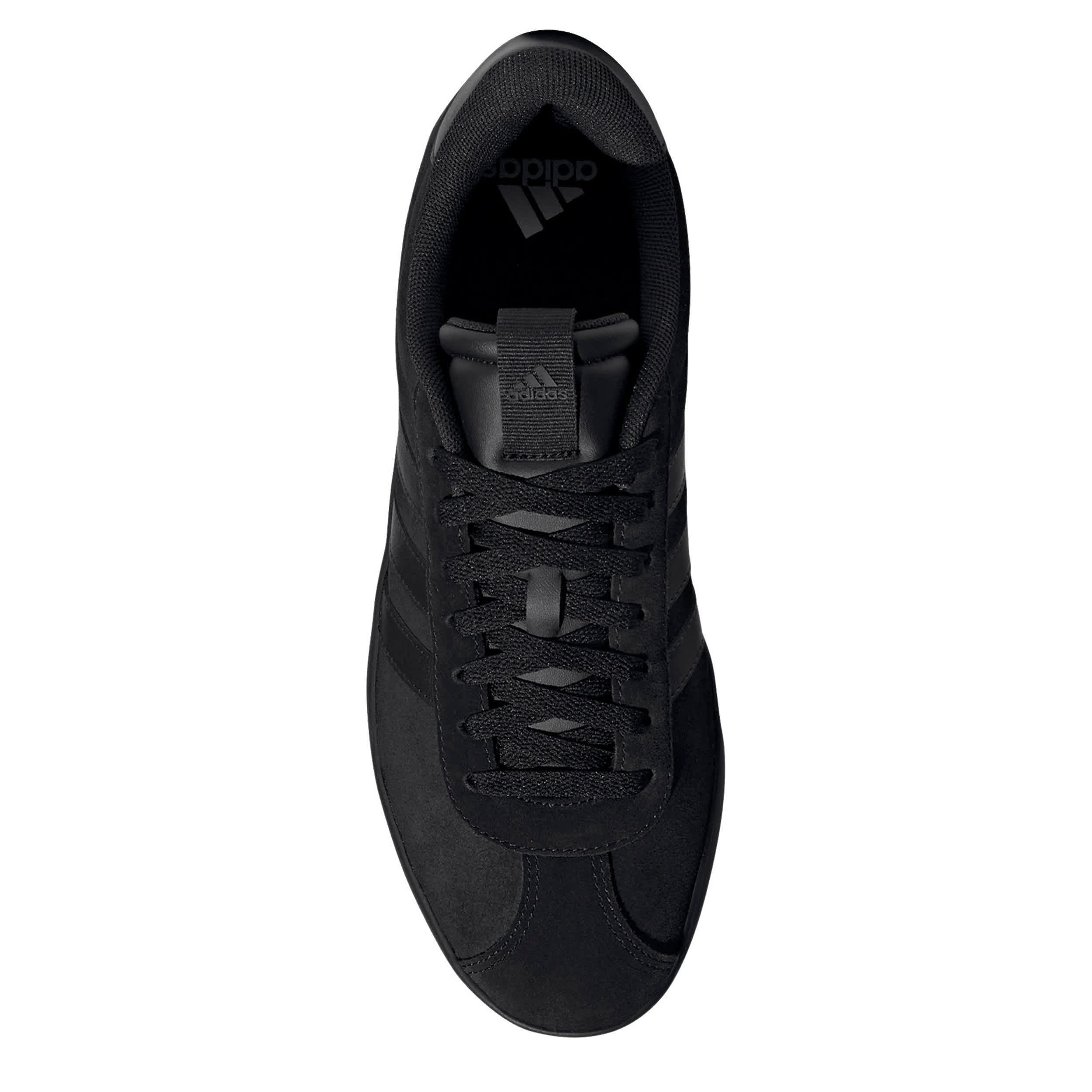 ADIDAS-MENS VL COURT 3.0 SNEAKER-BLACK & BLACK