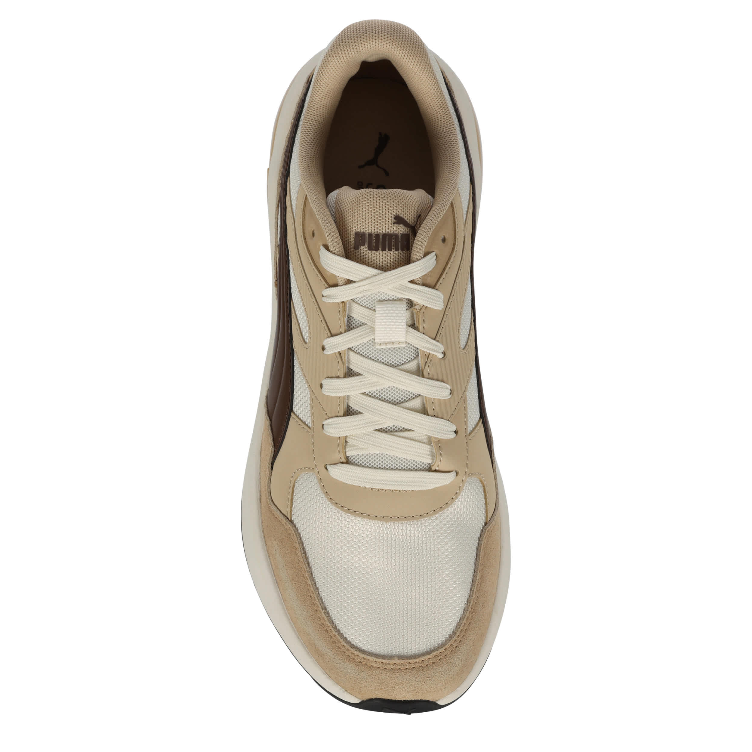 PUMA-MENS SEEKER RETRO SNEAKER-BROWN & BEIGE