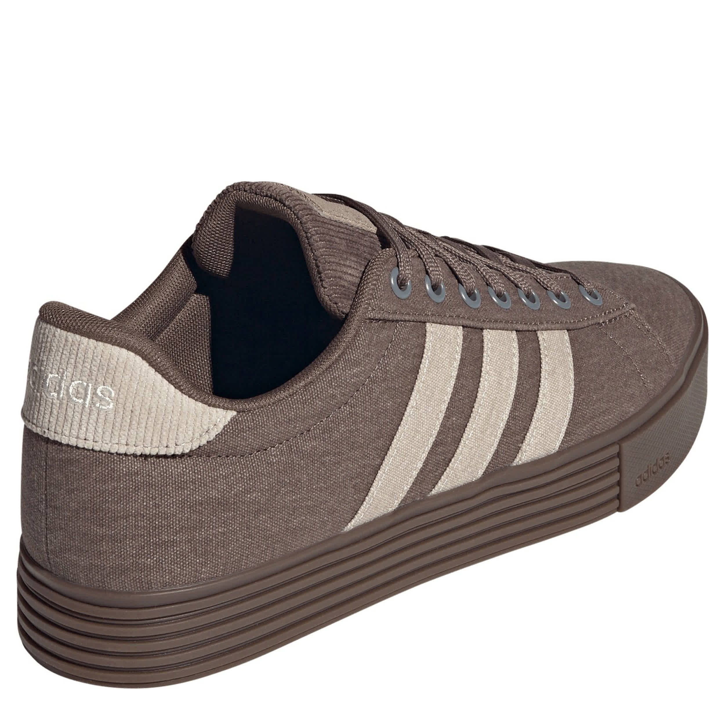 ADIDAS-MENS DAILY 4.0 SNEAKER-BROWN & TAN
