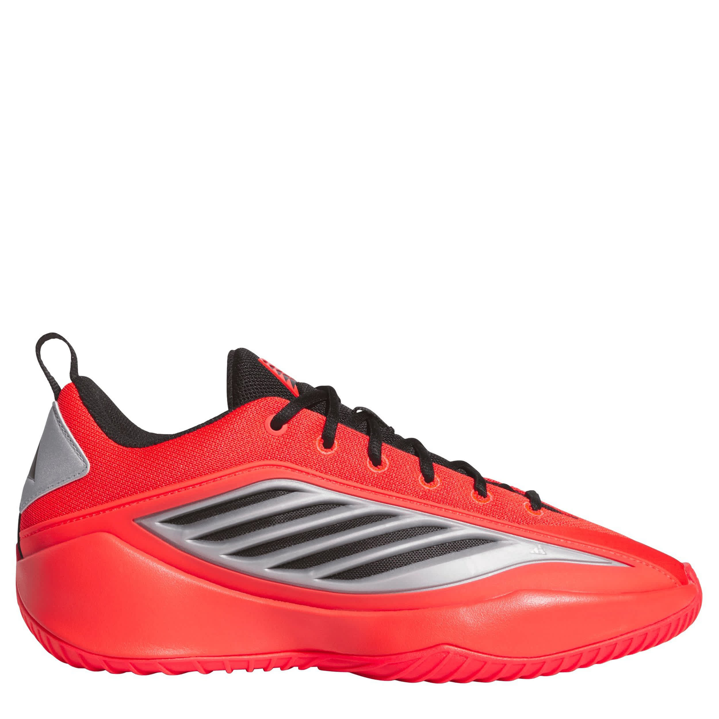 ADIDAS-MENS BELIEVE THAT 1 BASKETBALL SHOE-RED & BLACK