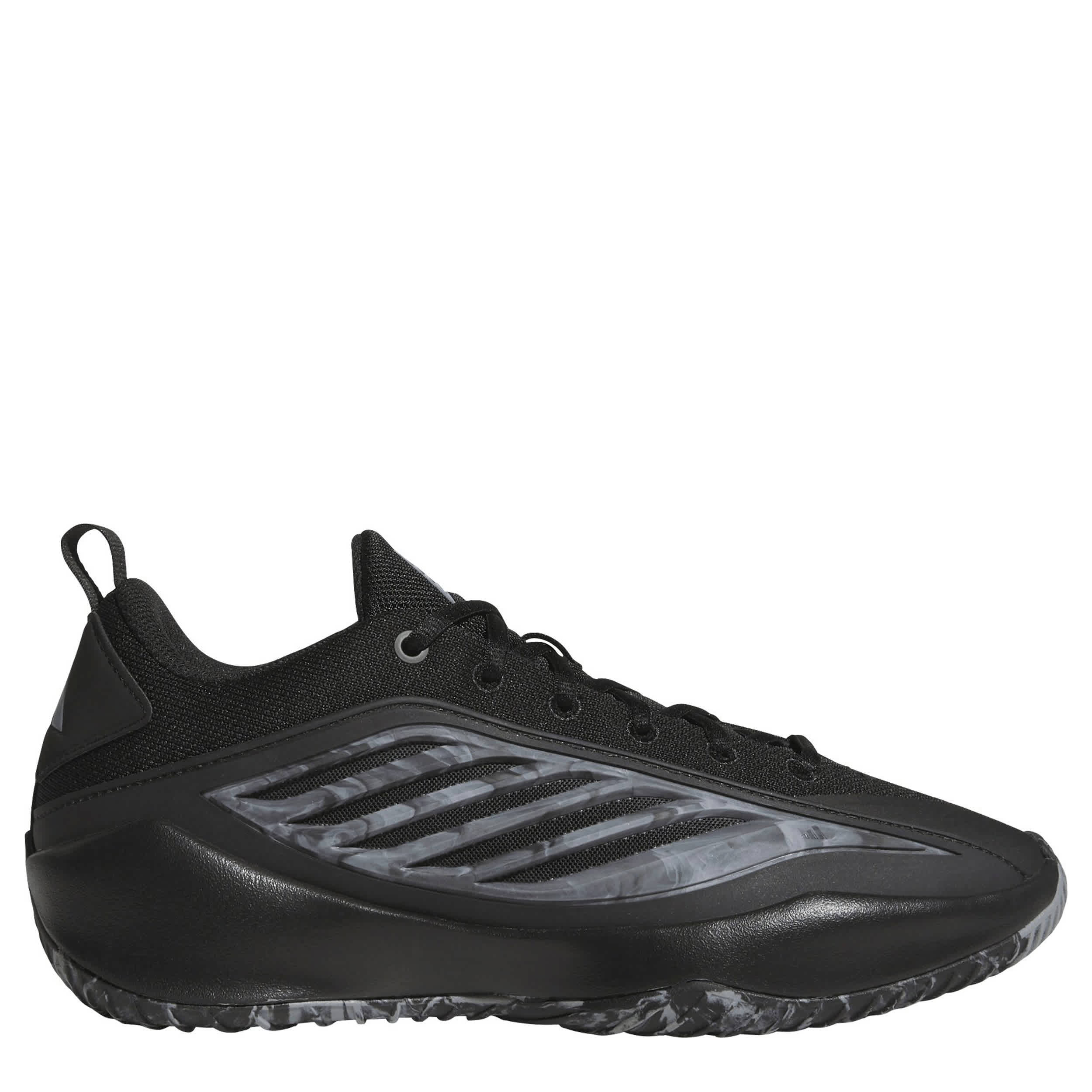 ADIDAS-MENS BELIEVE THAT 1 BASKETBALL SHOE-BLACK & WHITE