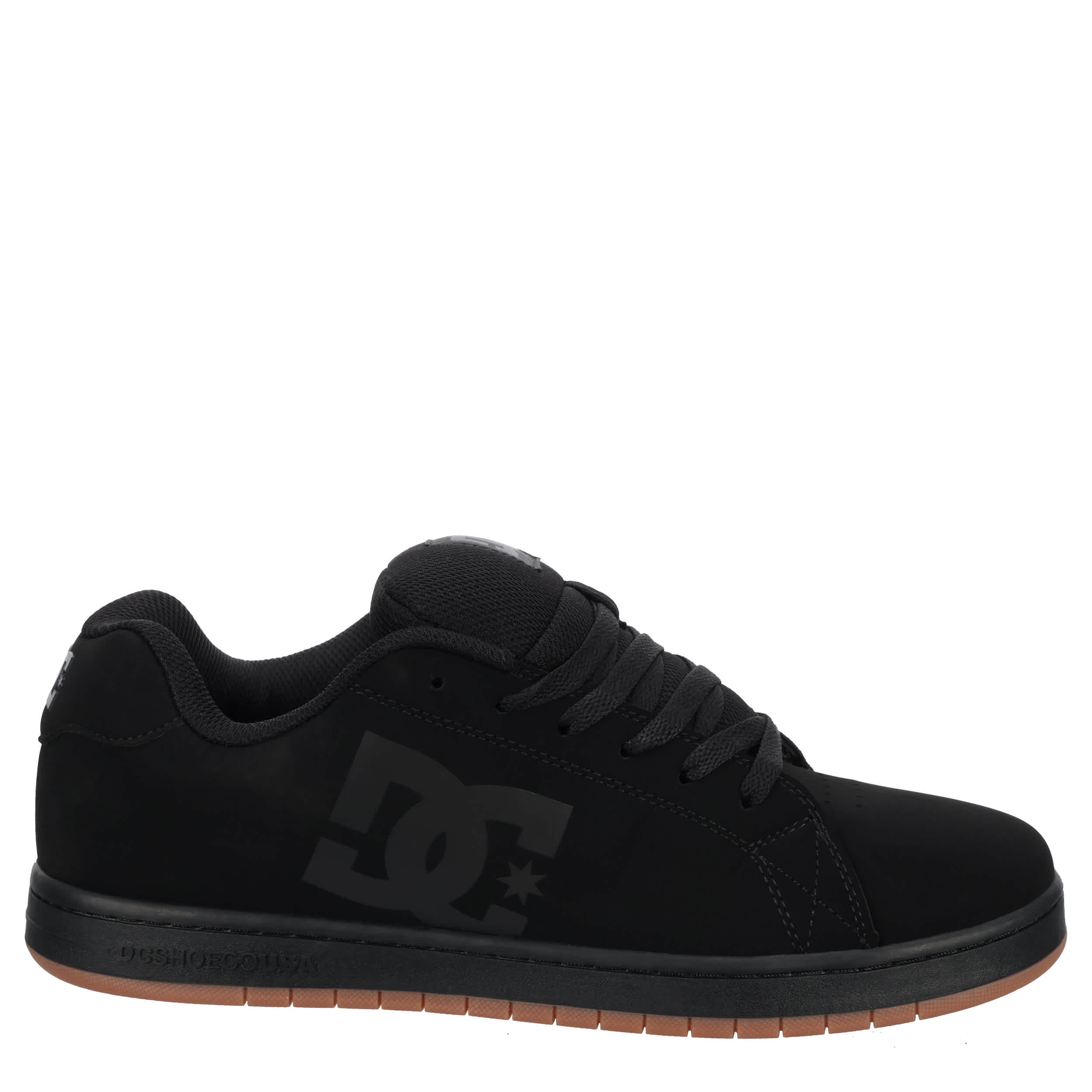 DC SHOES-MENS GAVELER SNEAKER-BLACK & GUM